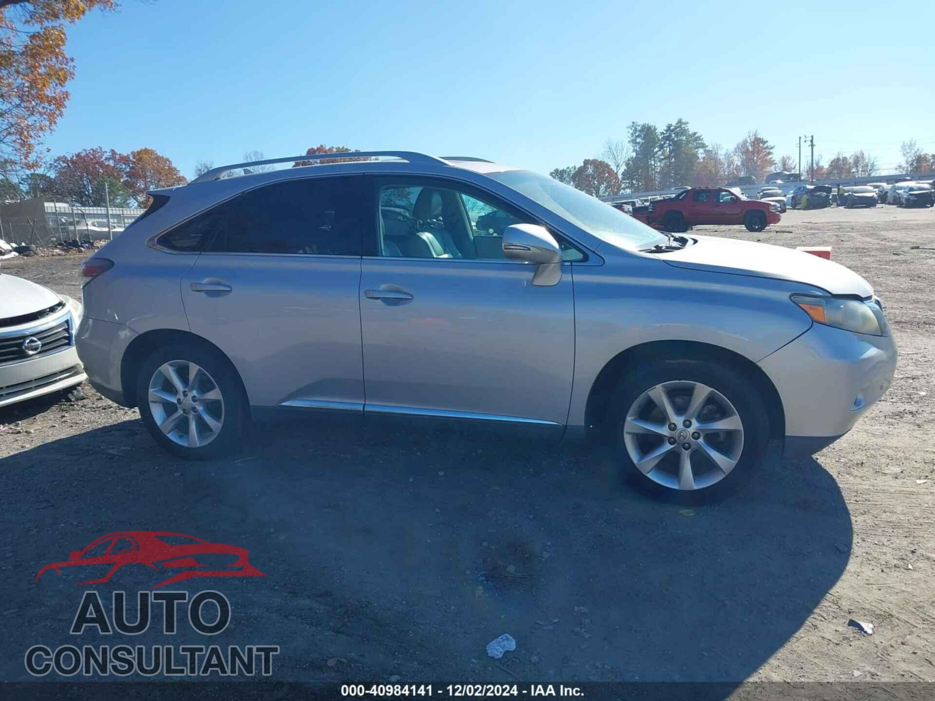 LEXUS RX 350 2010 - 2T2ZK1BA4AC006867