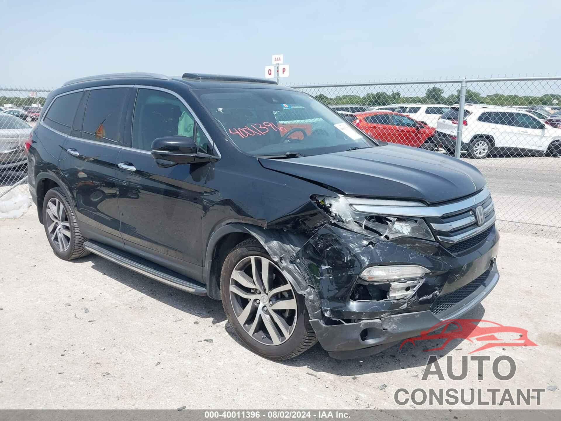 HONDA PILOT 2018 - 5FNYF6H9XJB006382