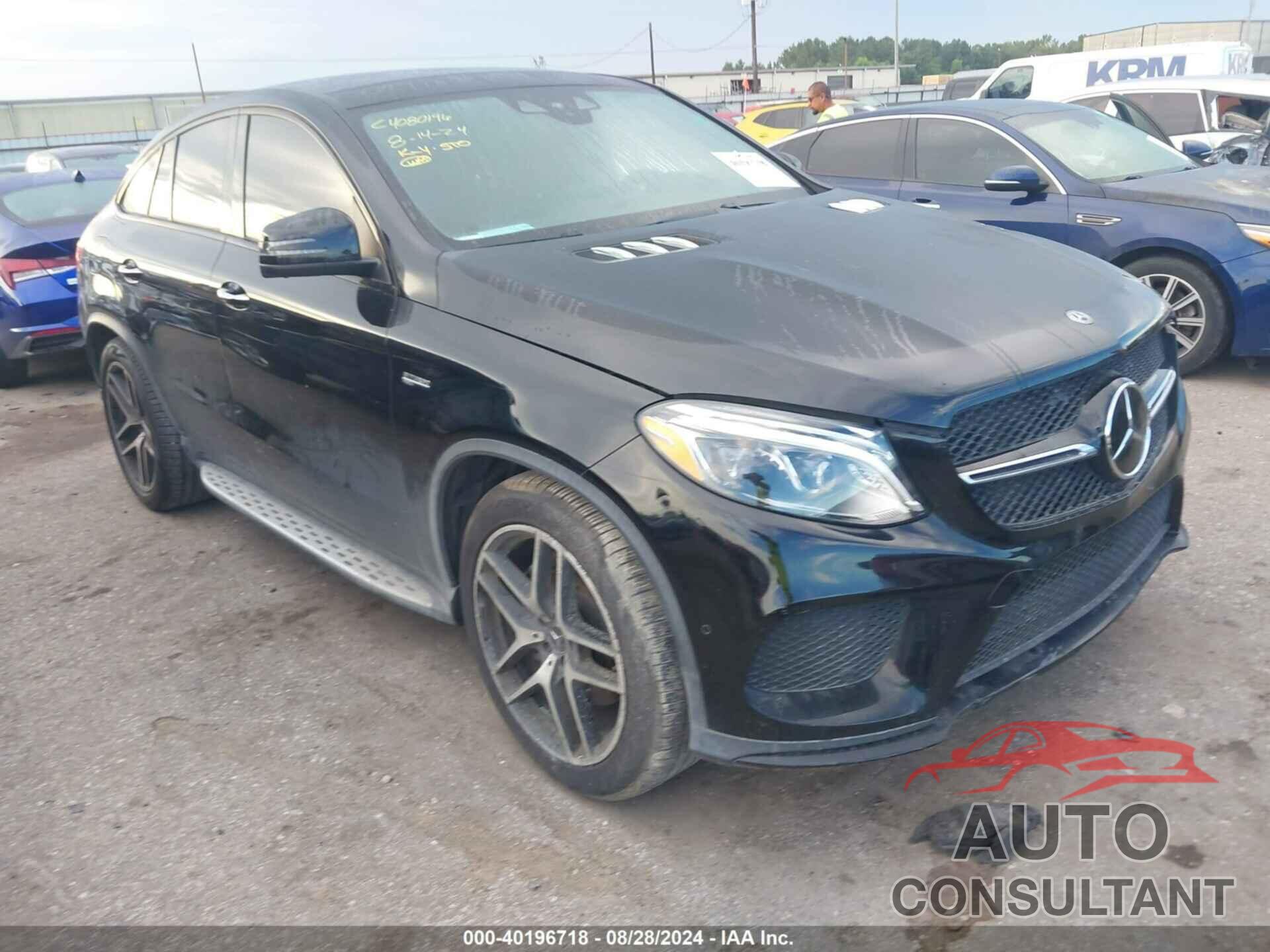 MERCEDES-BENZ AMG GLE 43 COUPE 2019 - 4JGED6EB6KA141431