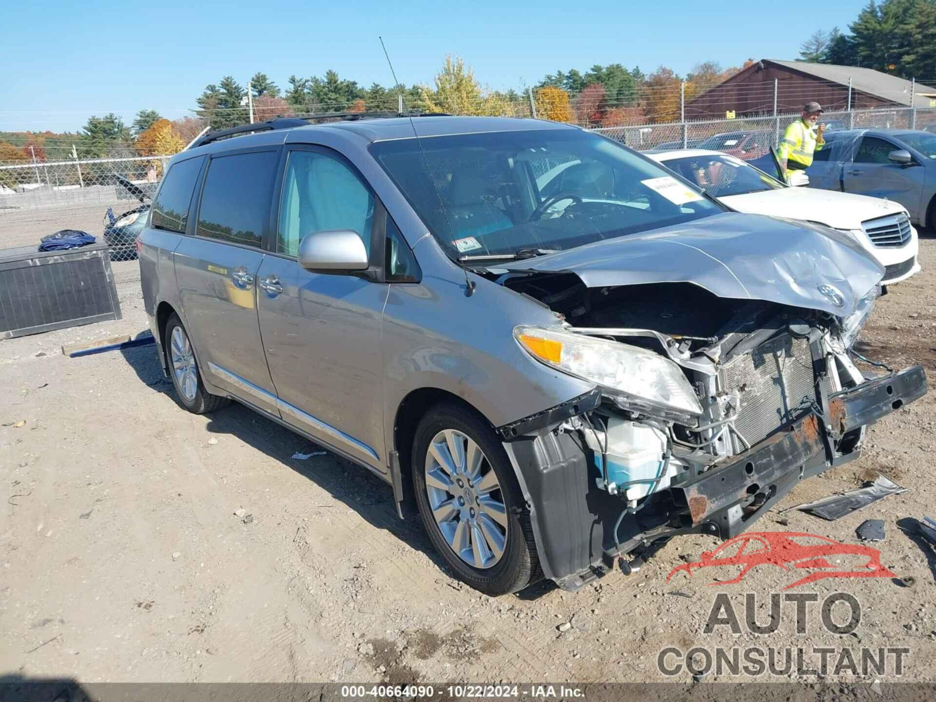 TOYOTA SIENNA 2012 - 5TDDK3DC7CS046668