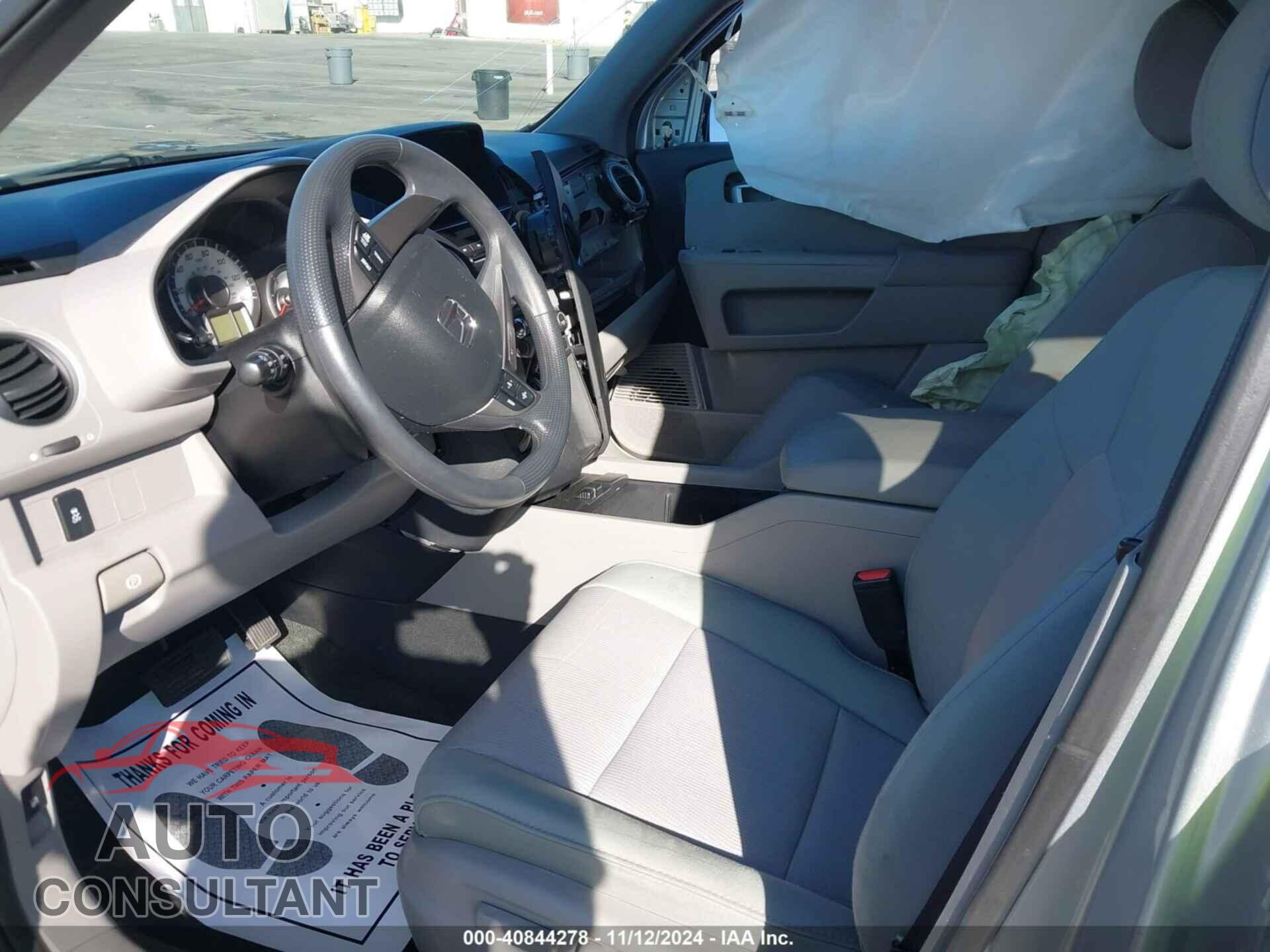 HONDA PILOT 2014 - 5FNYF3H47EB020510