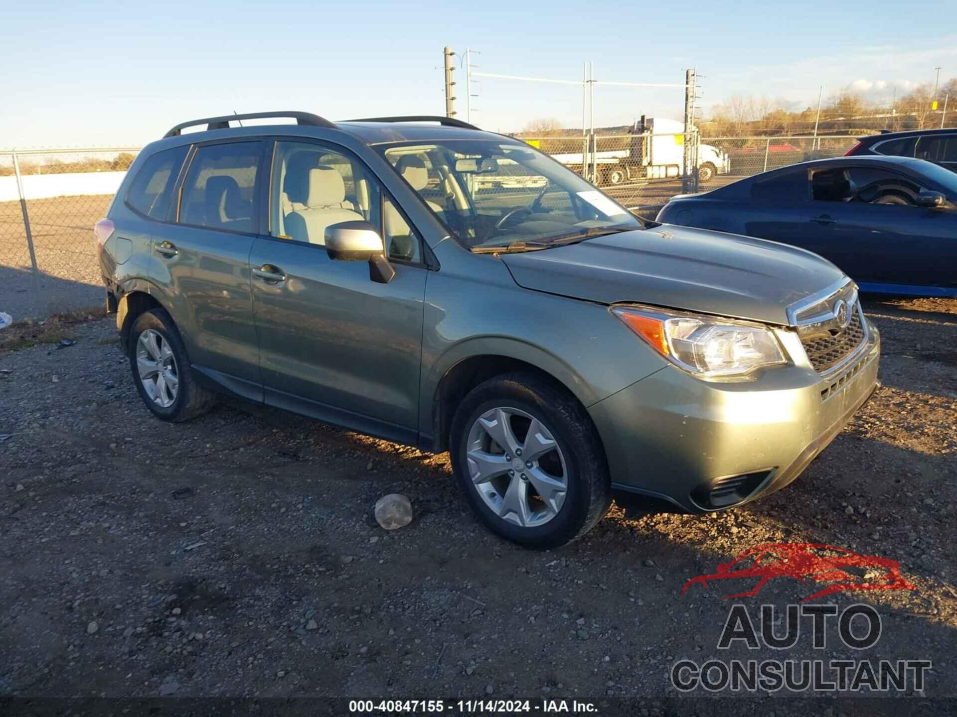 SUBARU FORESTER 2015 - JF2SJADC8FH408421