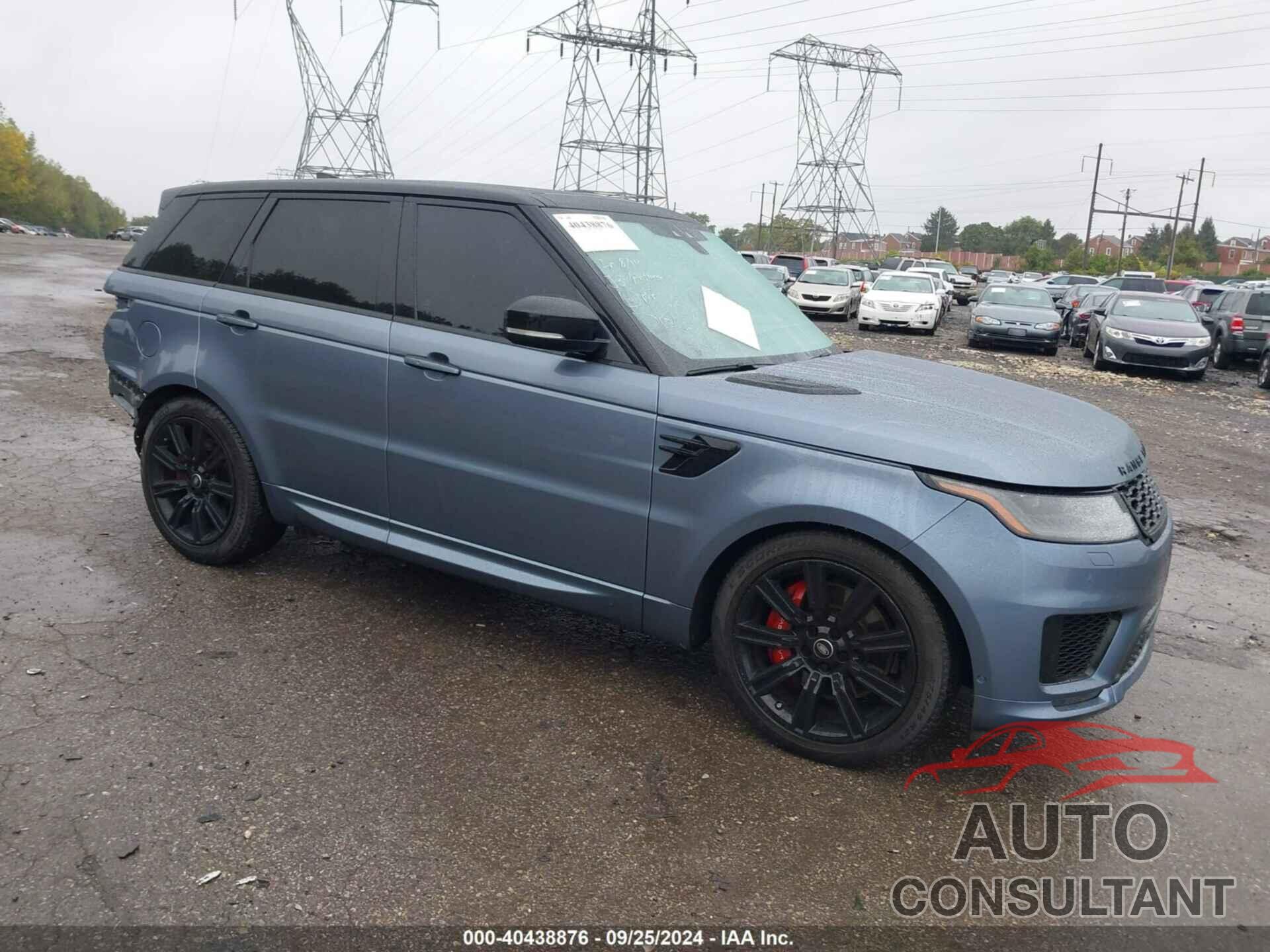 LAND ROVER RANGE ROVER SPORT 2019 - SALWV2SV7KA422806
