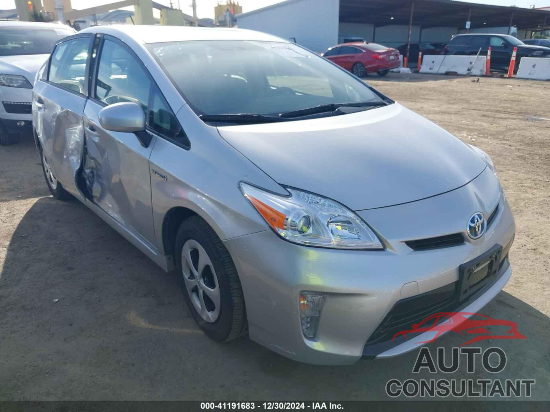 TOYOTA PRIUS 2013 - JTDKN3DU5D5687686