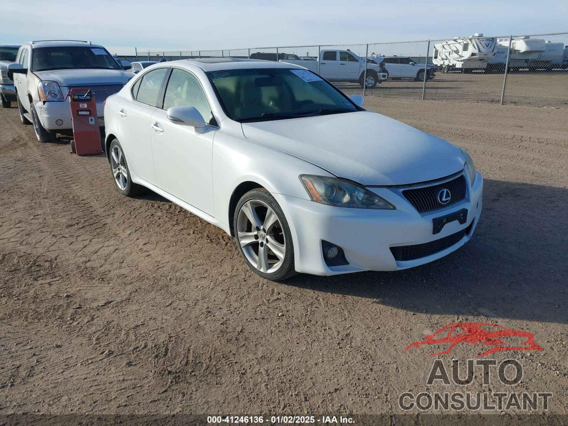 LEXUS IS 250 2012 - JTHBF5C26C5181838