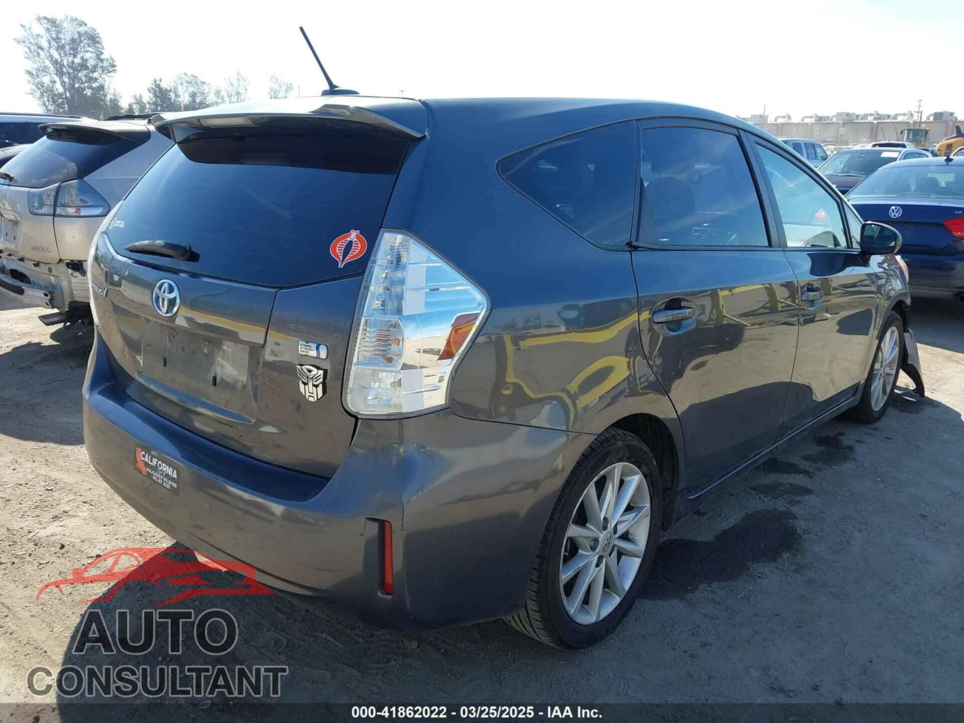 TOYOTA PRIUS V 2014 - JTDZN3EU2E3293587