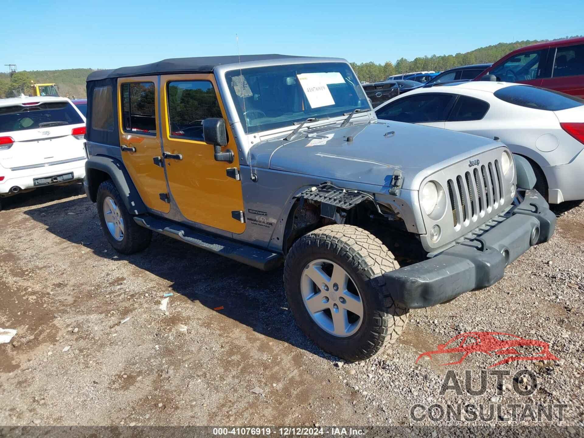 JEEP WRANGLER UNLIMITED 2014 - 1C4BJWKG8EL262549