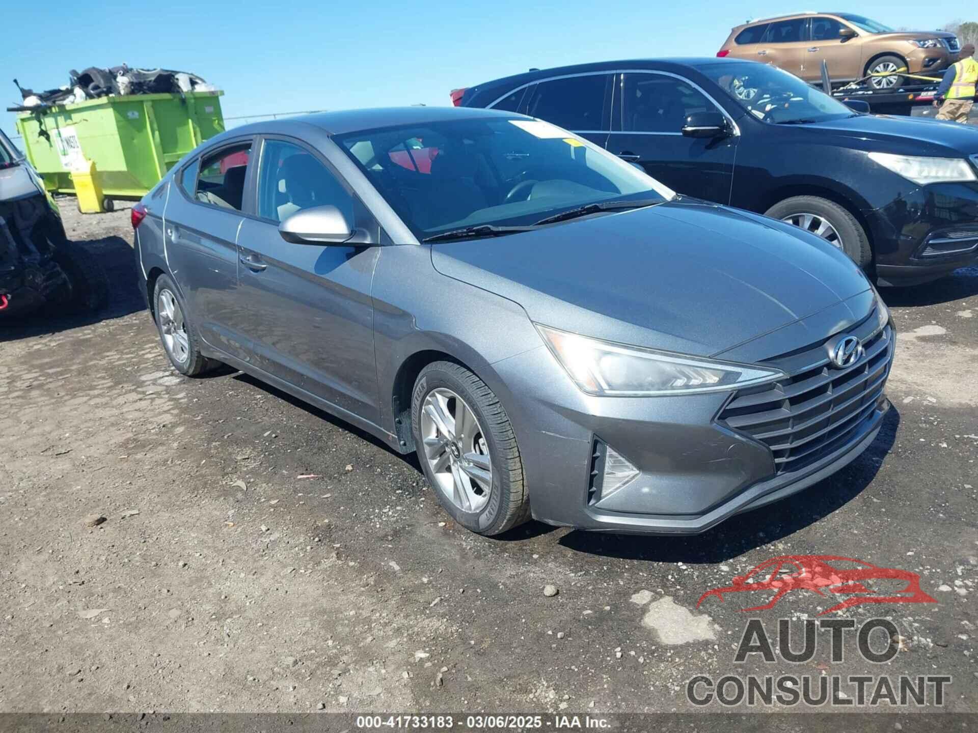 HYUNDAI ELANTRA 2019 - KMHD84LF7KU767417
