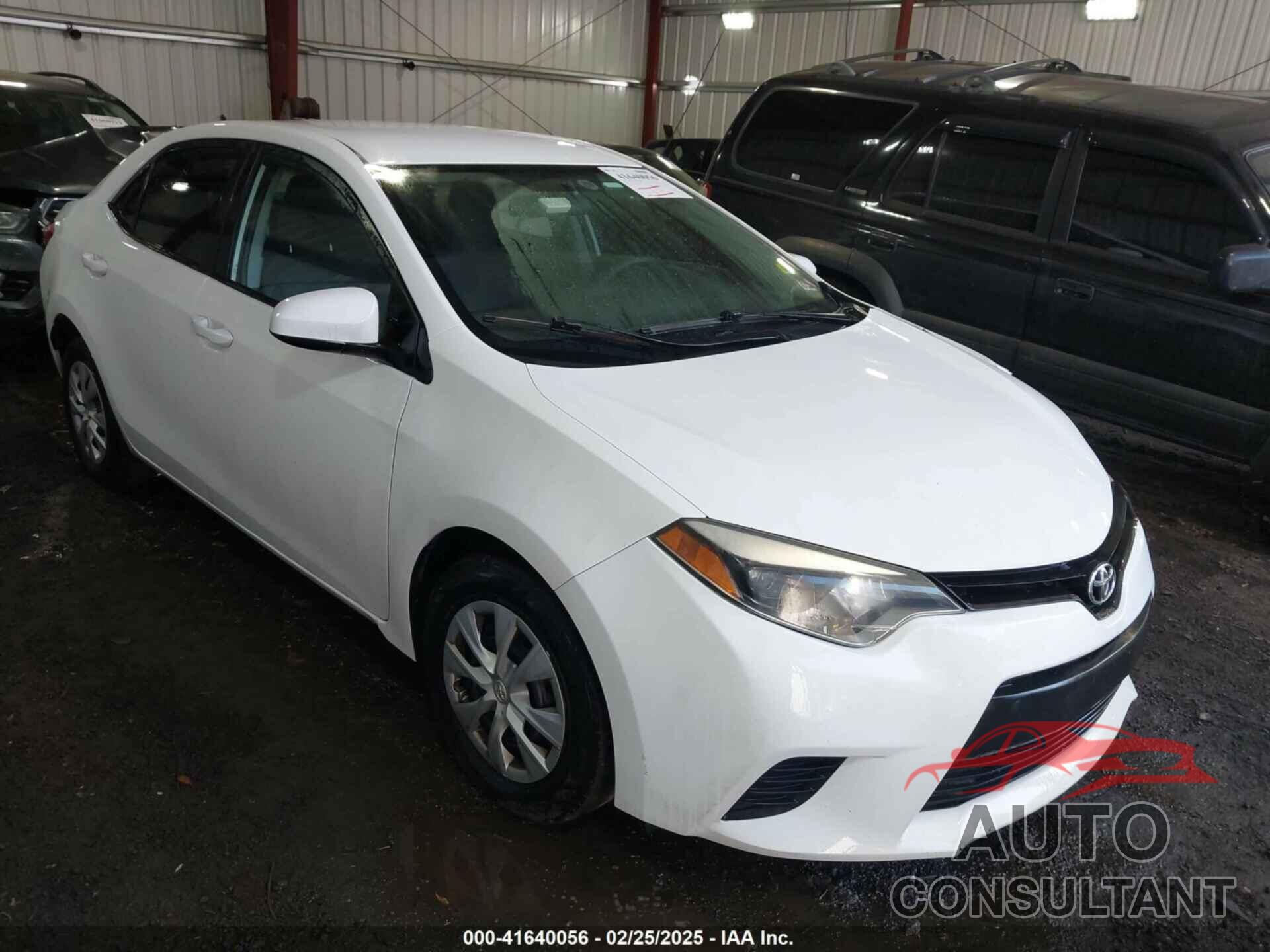 TOYOTA COROLLA 2016 - 2T1BURHE2GC492581