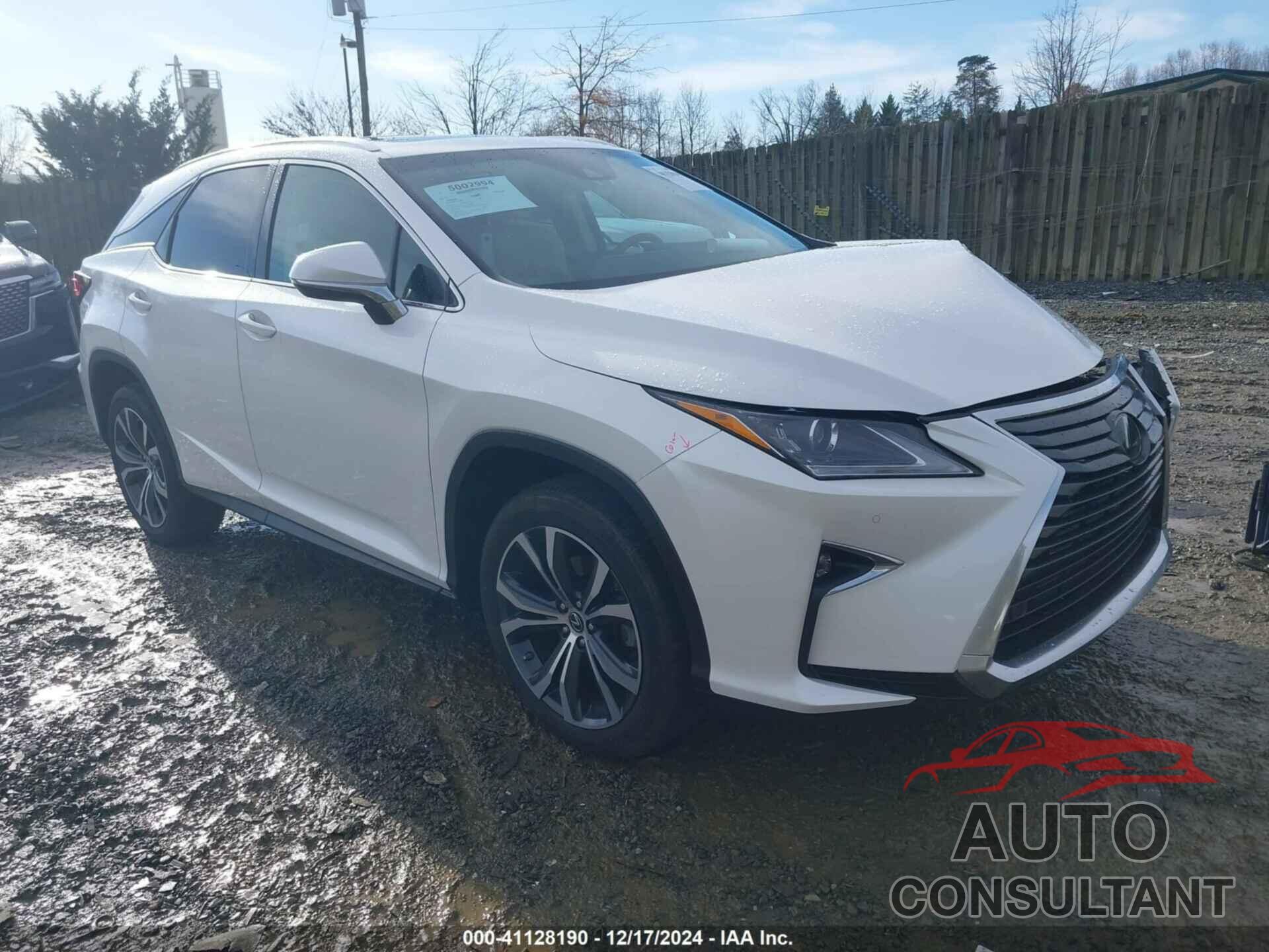 LEXUS RX 2019 - 2T2BZMCA8KC202468