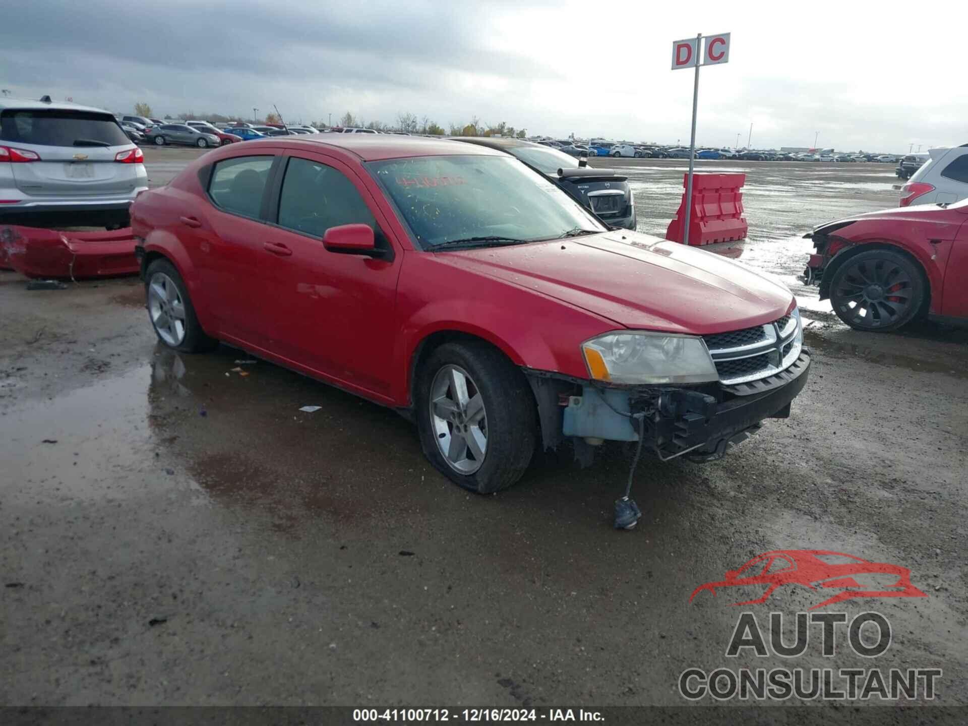 DODGE AVENGER 2011 - 1B3BD2FB6BN513715