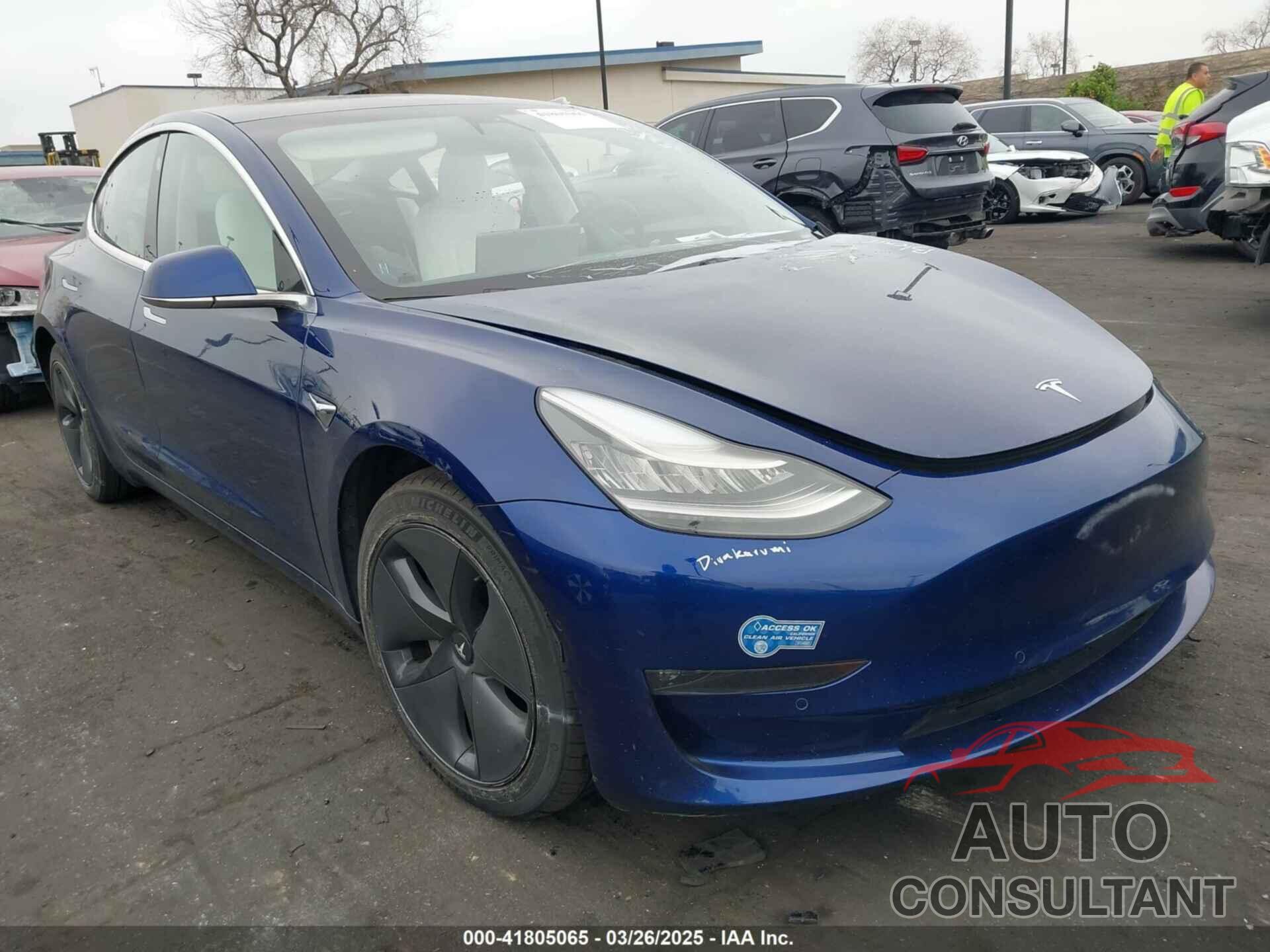 TESLA MODEL 3 2020 - 5YJ3E1EB9LF744684
