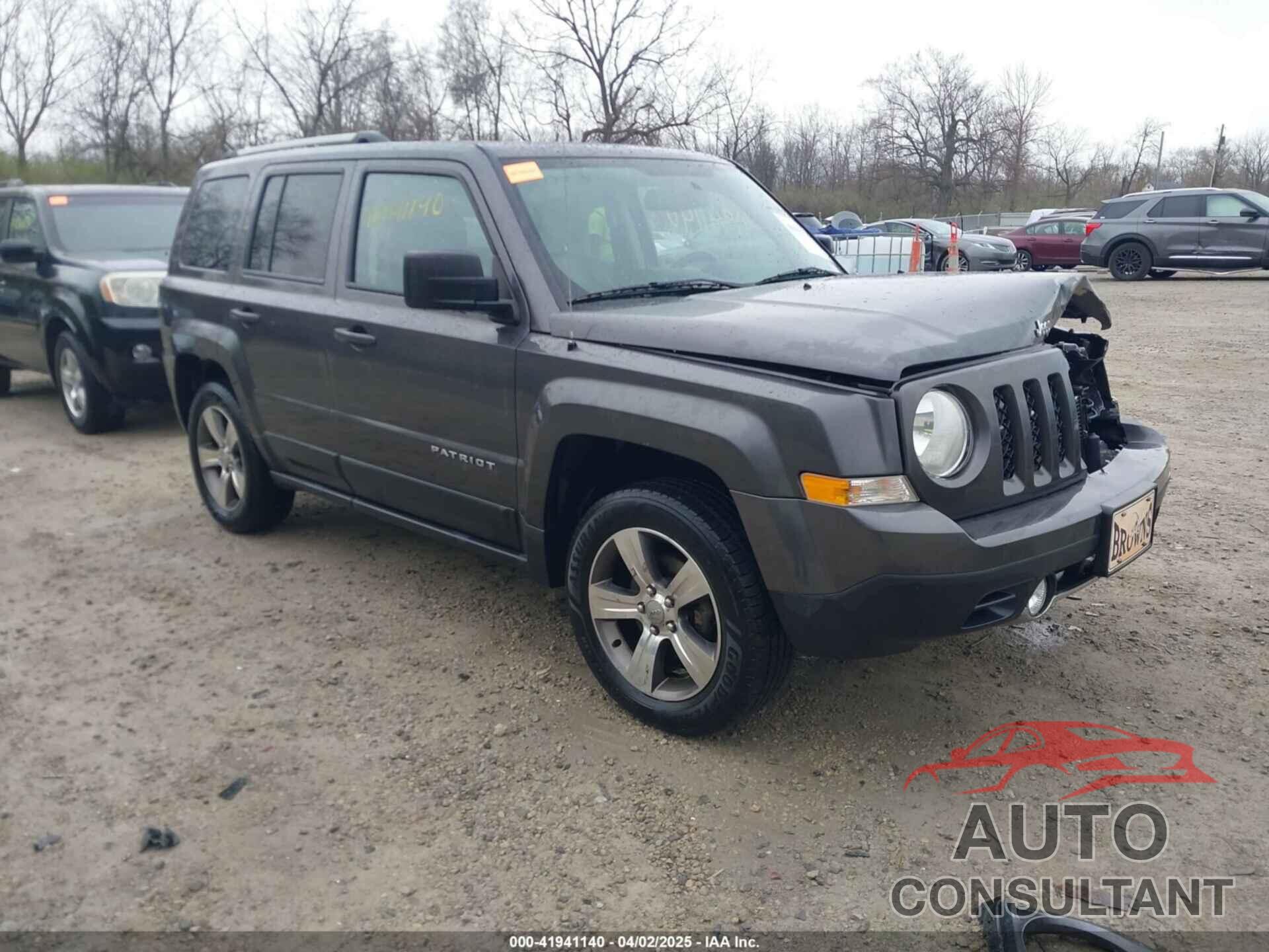 JEEP PATRIOT 2017 - 1C4NJRFB1HD133273