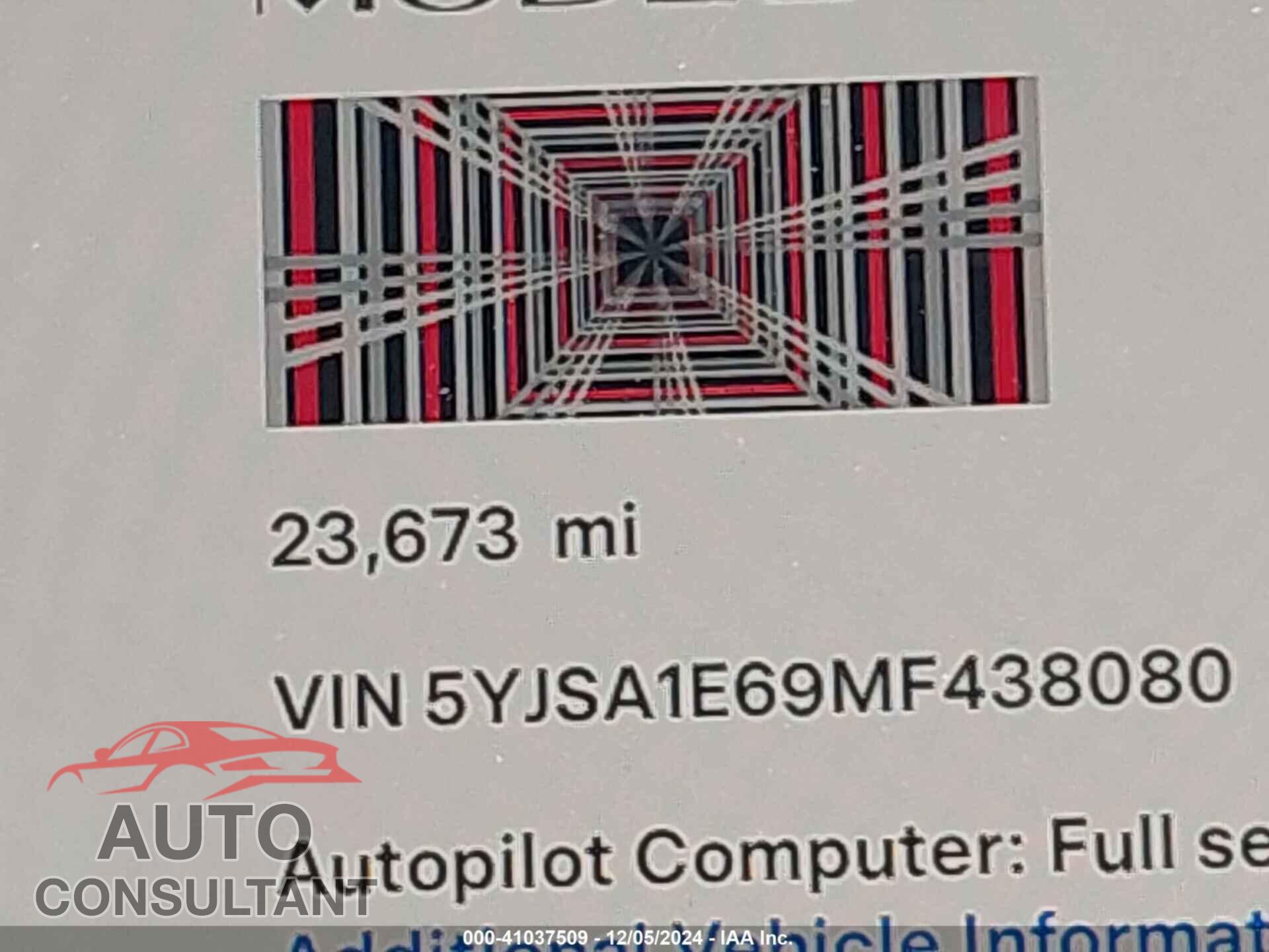 TESLA MODEL S 2021 - 5YJSA1E69MF438080