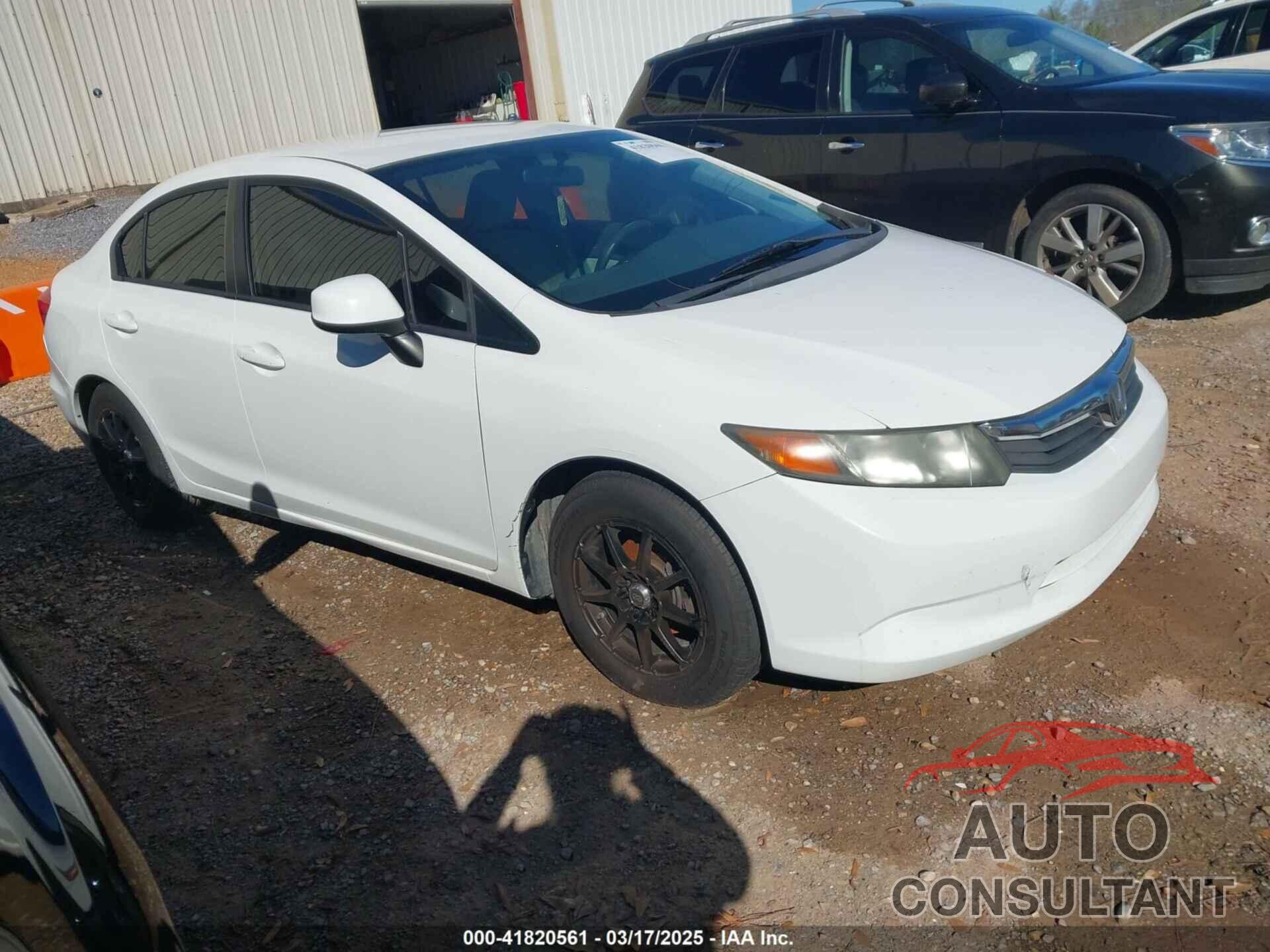 HONDA CIVIC 2012 - 2HGFB2F54CH581345