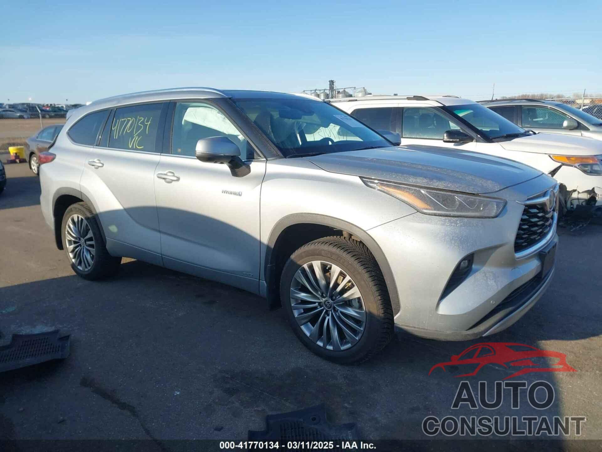 TOYOTA HIGHLANDER 2020 - 5TDEBRCH5LS009199