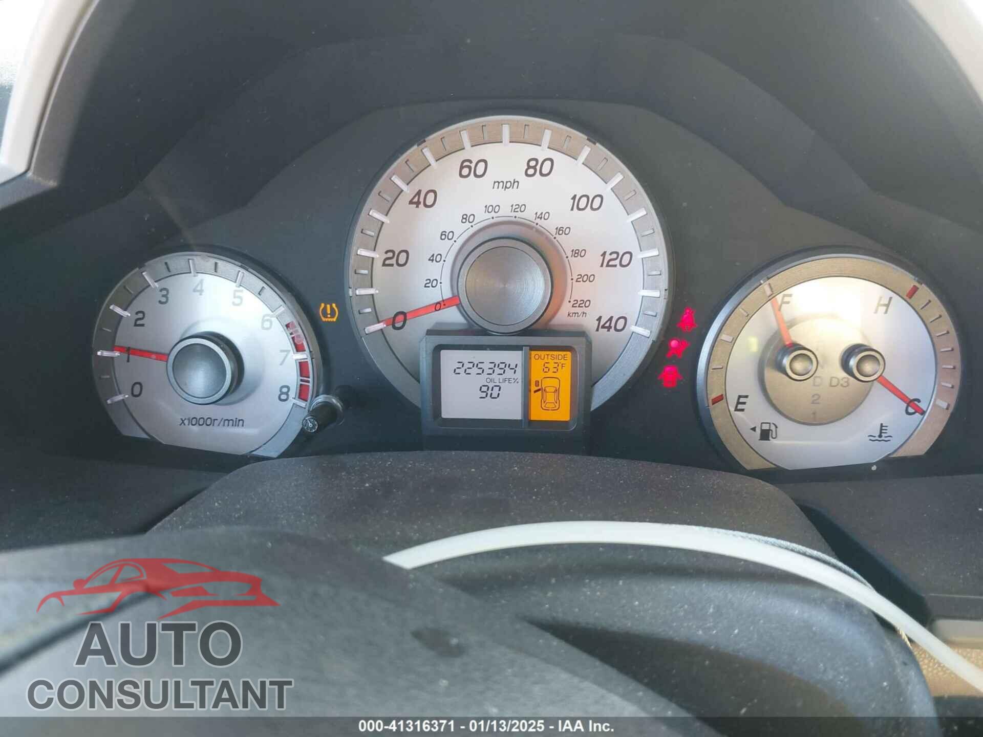 HONDA PILOT 2012 - 5FNYF3H63CB036962