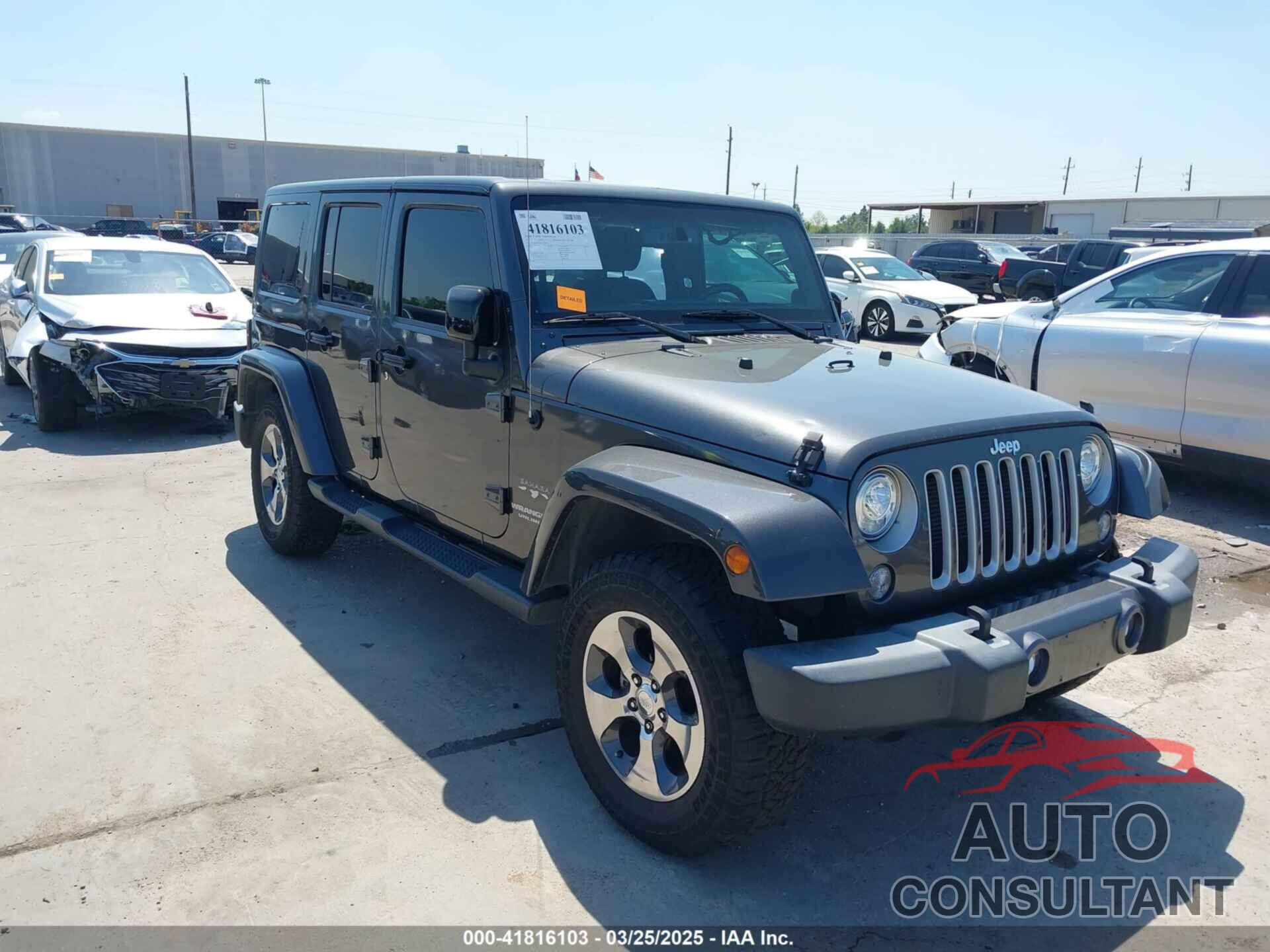 JEEP WRANGLER UNLIMITED 2017 - 1C4BJWEGXHL730216