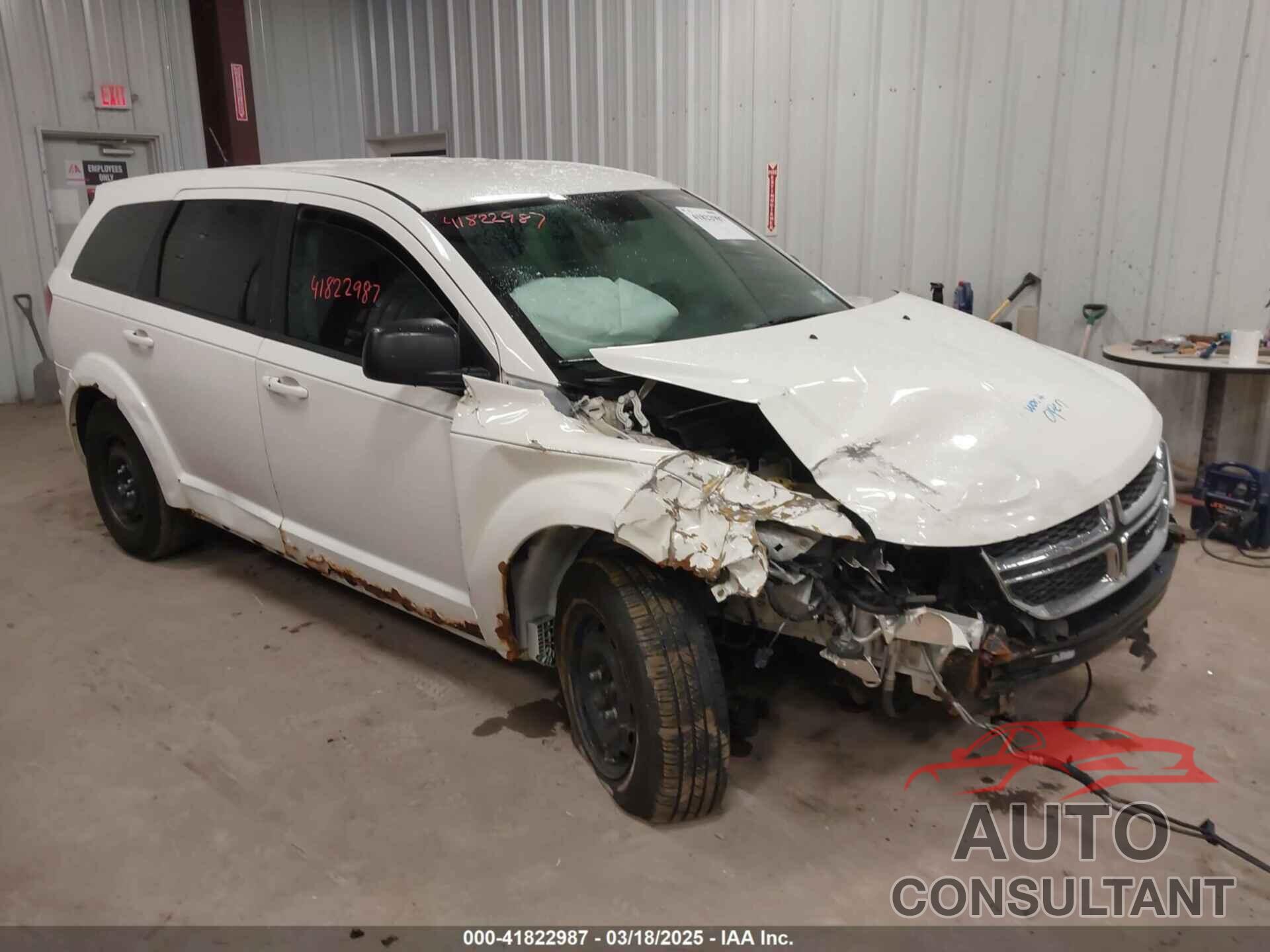 DODGE JOURNEY 2012 - 3C4PDCAB4CT306940