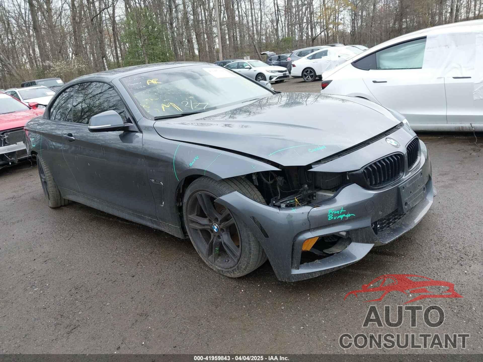 BMW 428I 2015 - WBA3V5C56FP753337