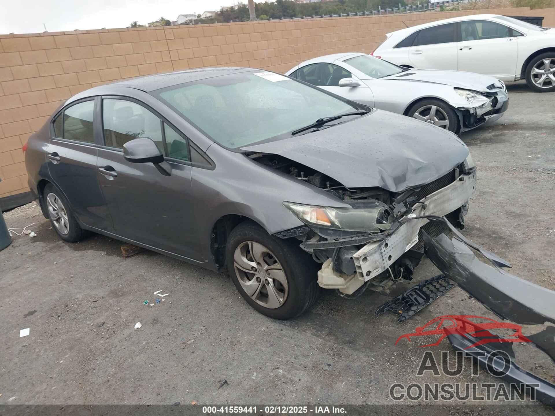 HONDA CIVIC 2013 - 19XFB2F50DE212073
