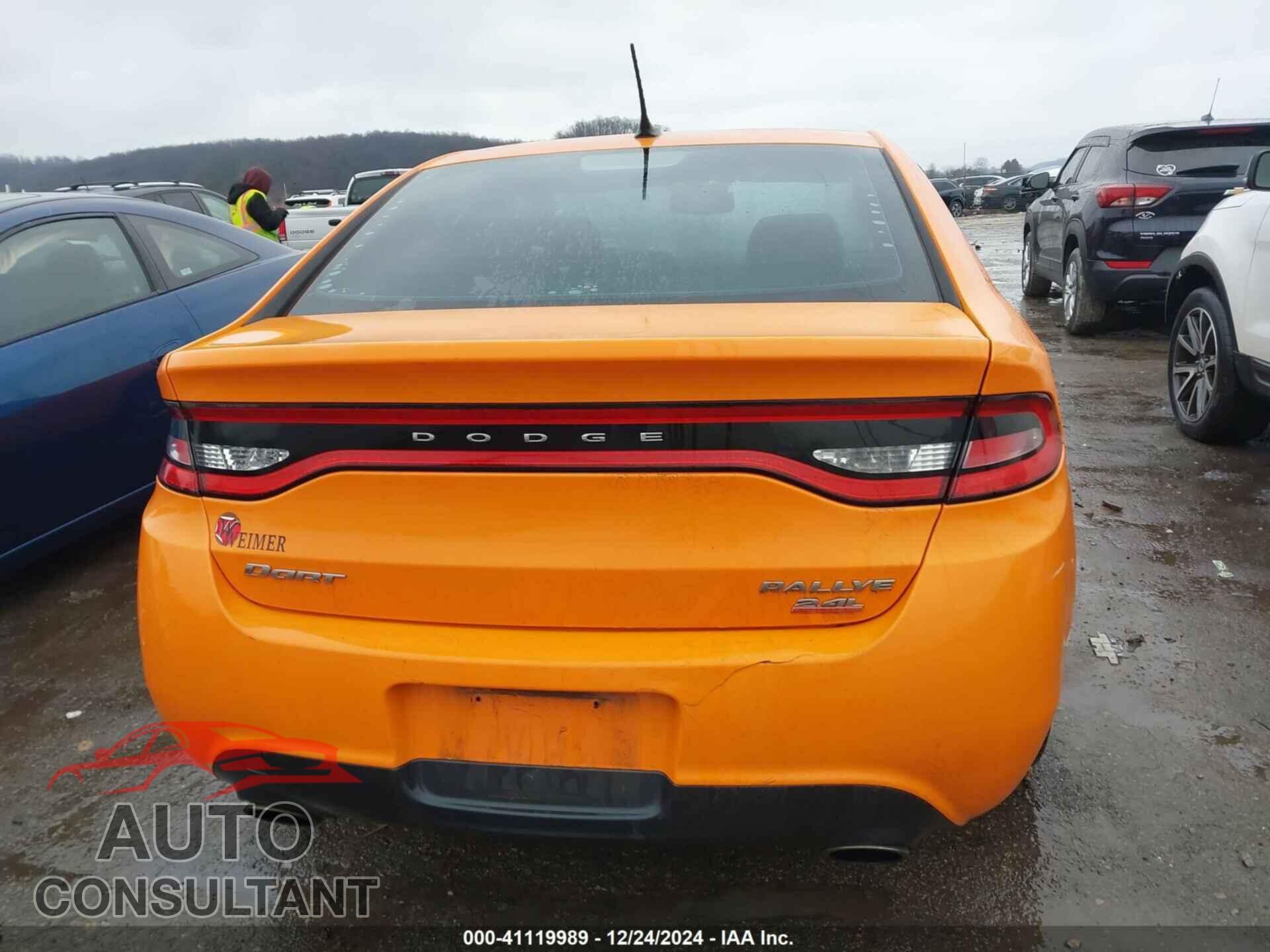 DODGE DART 2014 - 1C3CDFBB1ED823379