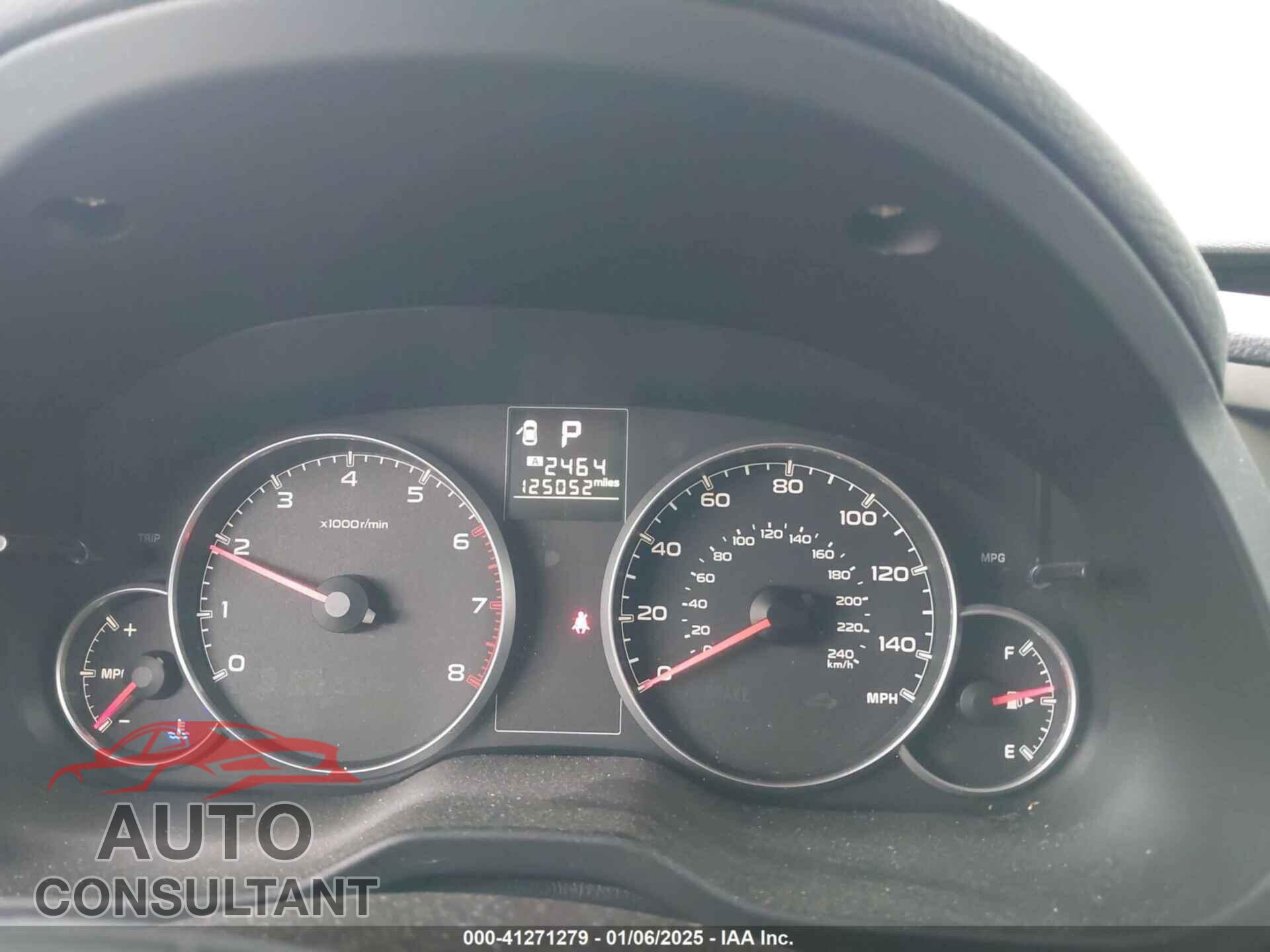 SUBARU OUTBACK 2013 - 4S4BRBCC0D3324436