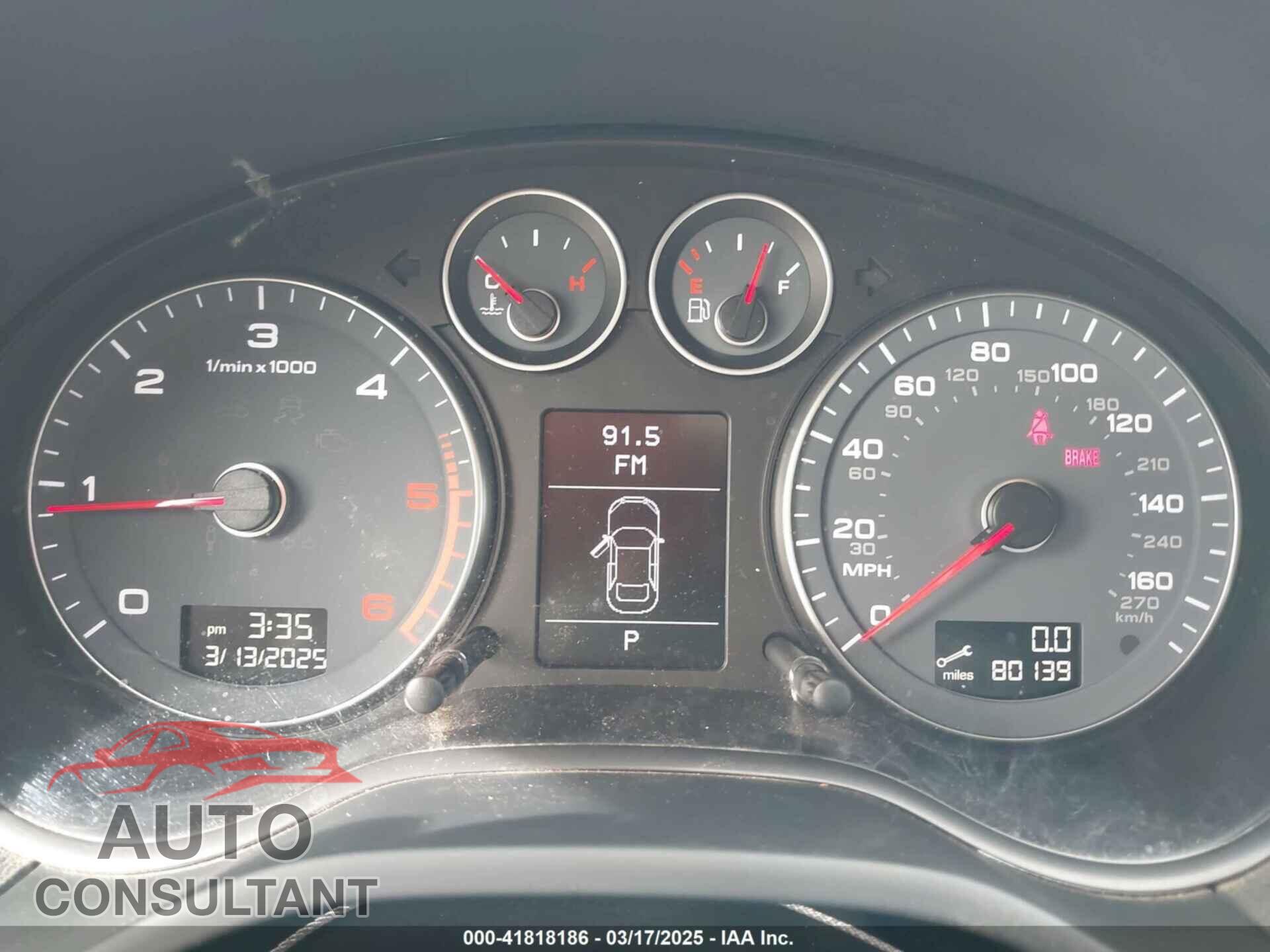 AUDI A3 2012 - WAUKJAFMXCA048686