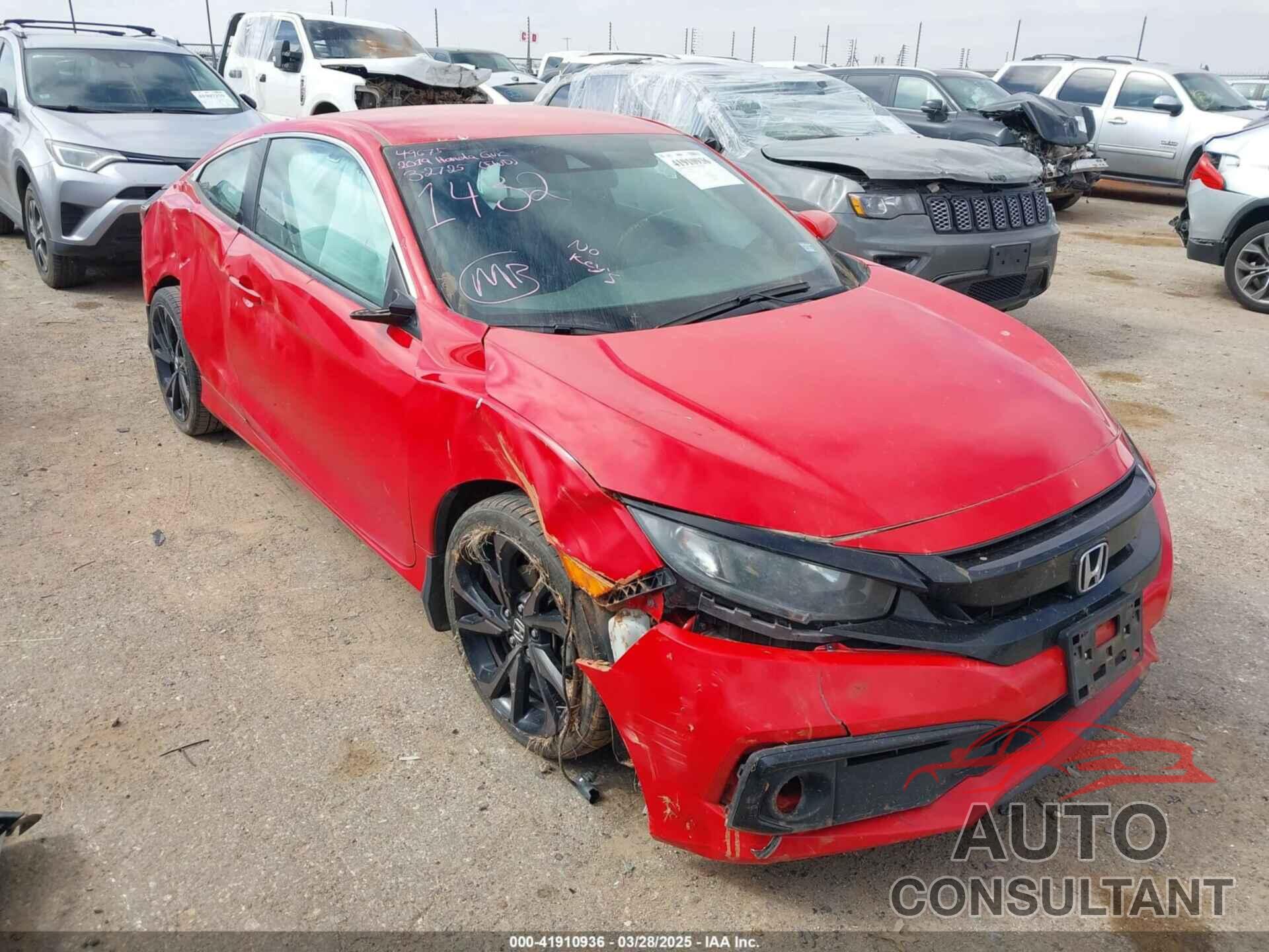 HONDA CIVIC 2019 - 2HGFC4B84KH301432