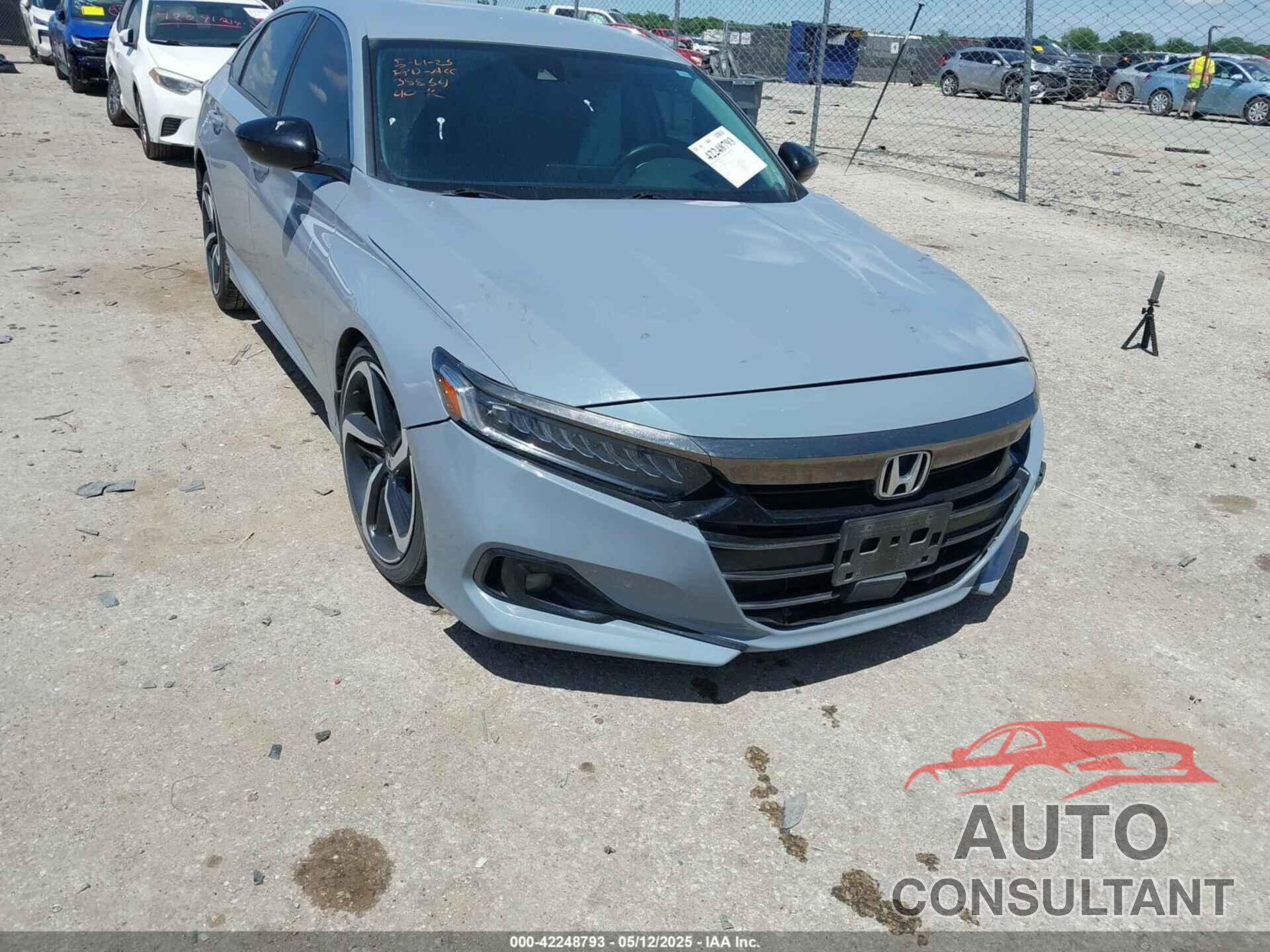 HONDA ACCORD 2021 - 1HGCV1F48MA009643