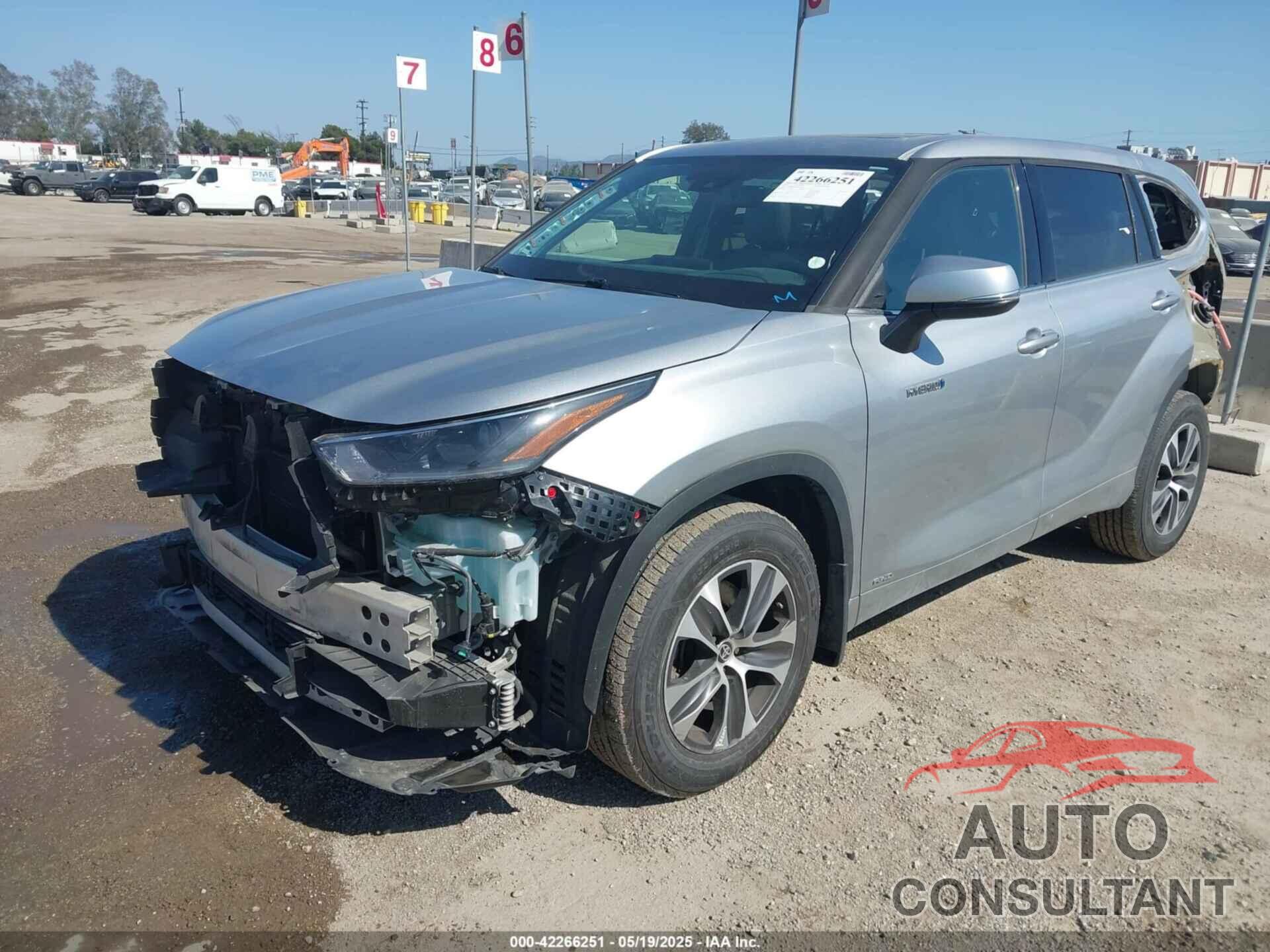 TOYOTA HIGHLANDER 2021 - 5TDHBRCH0MS517918