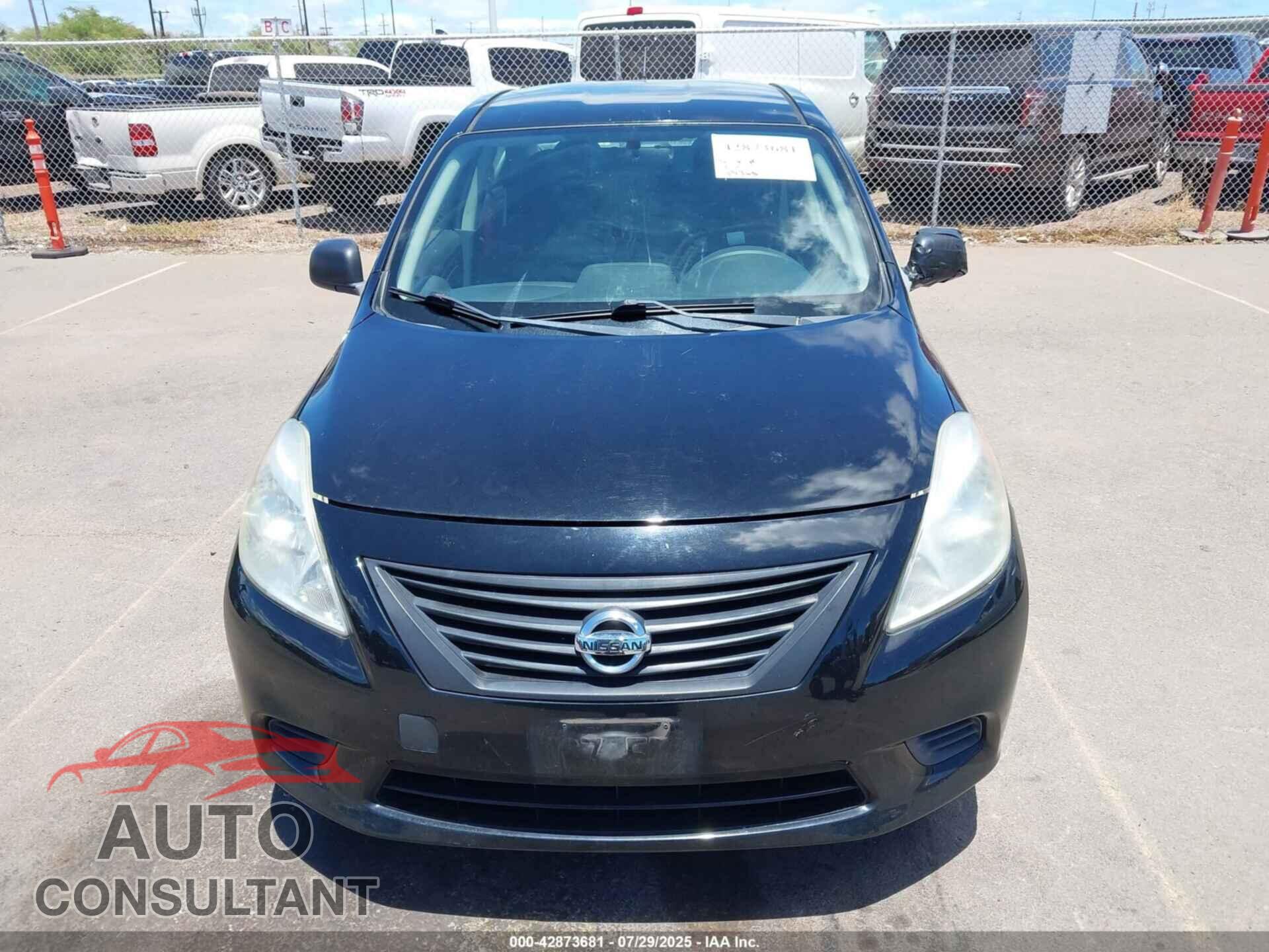 NISSAN VERSA 2012 - 3N1CN7AP1CL856436