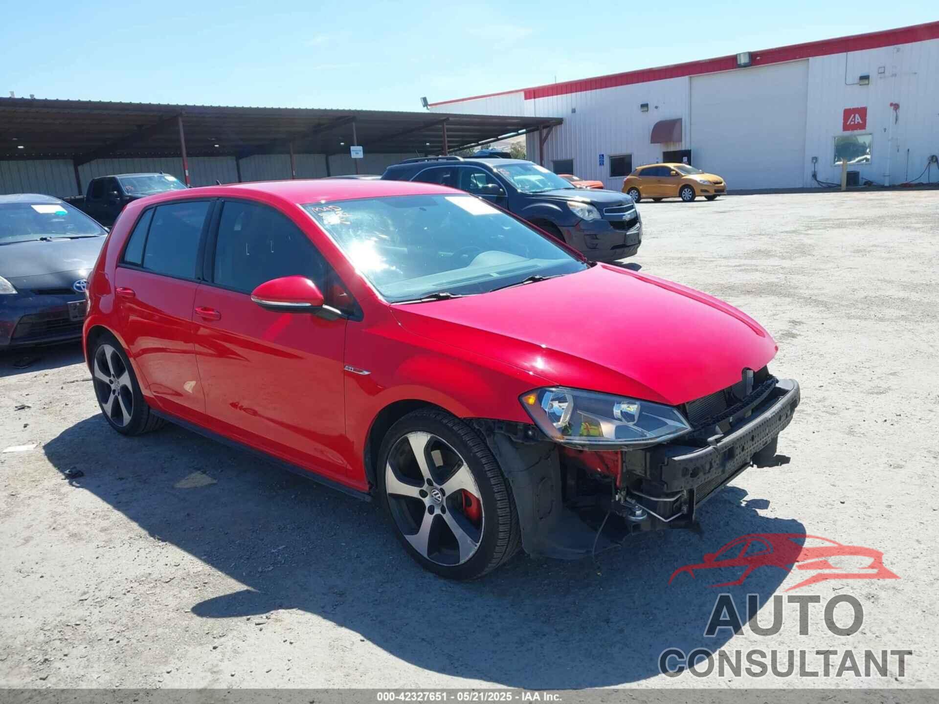 VOLKSWAGEN GOLF GTI 2015 - 3VW4T7AU7FM027119