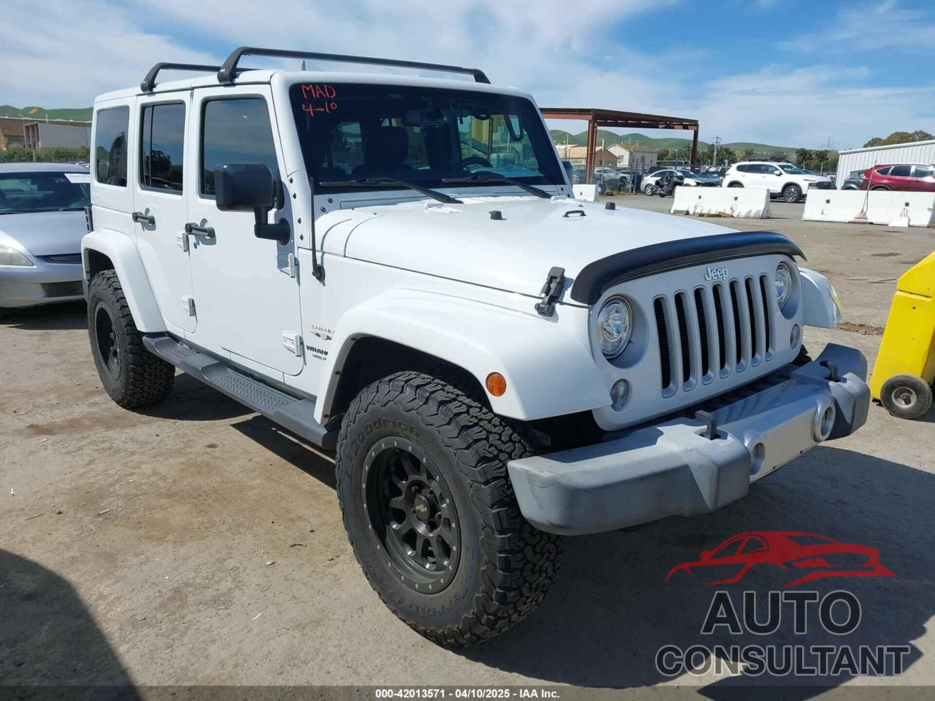 JEEP WRANGLER UNLIMITED 2017 - 1C4BJWEG5HL588535