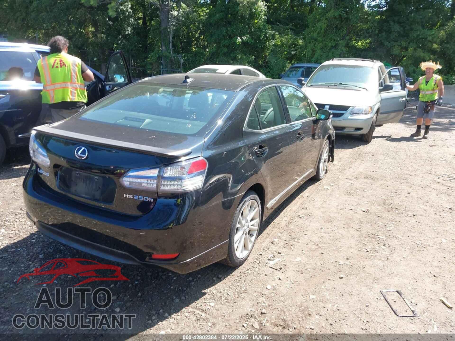 LEXUS HS 2010 - JTHBB1BA9A2013901