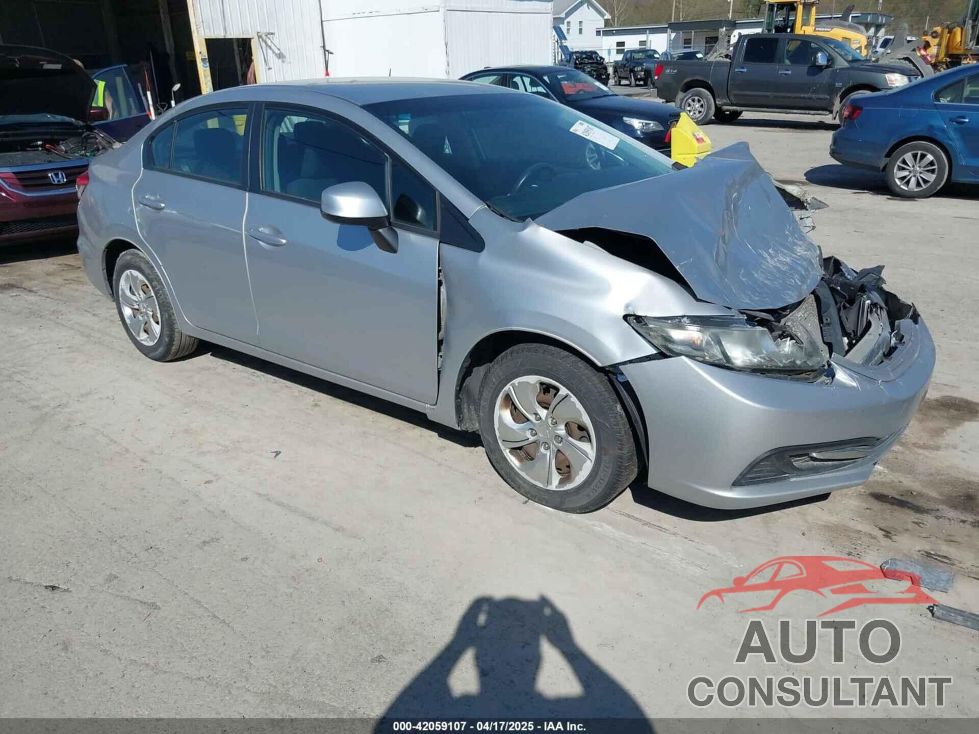 HONDA CIVIC 2013 - 2HGFB2F57DH583723