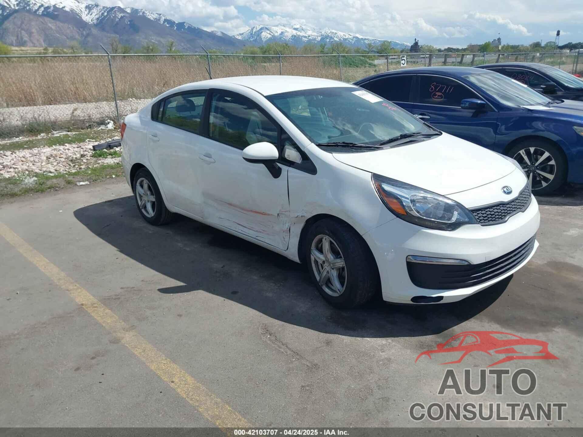 KIA RIO 2017 - KNADM4A33H6036129