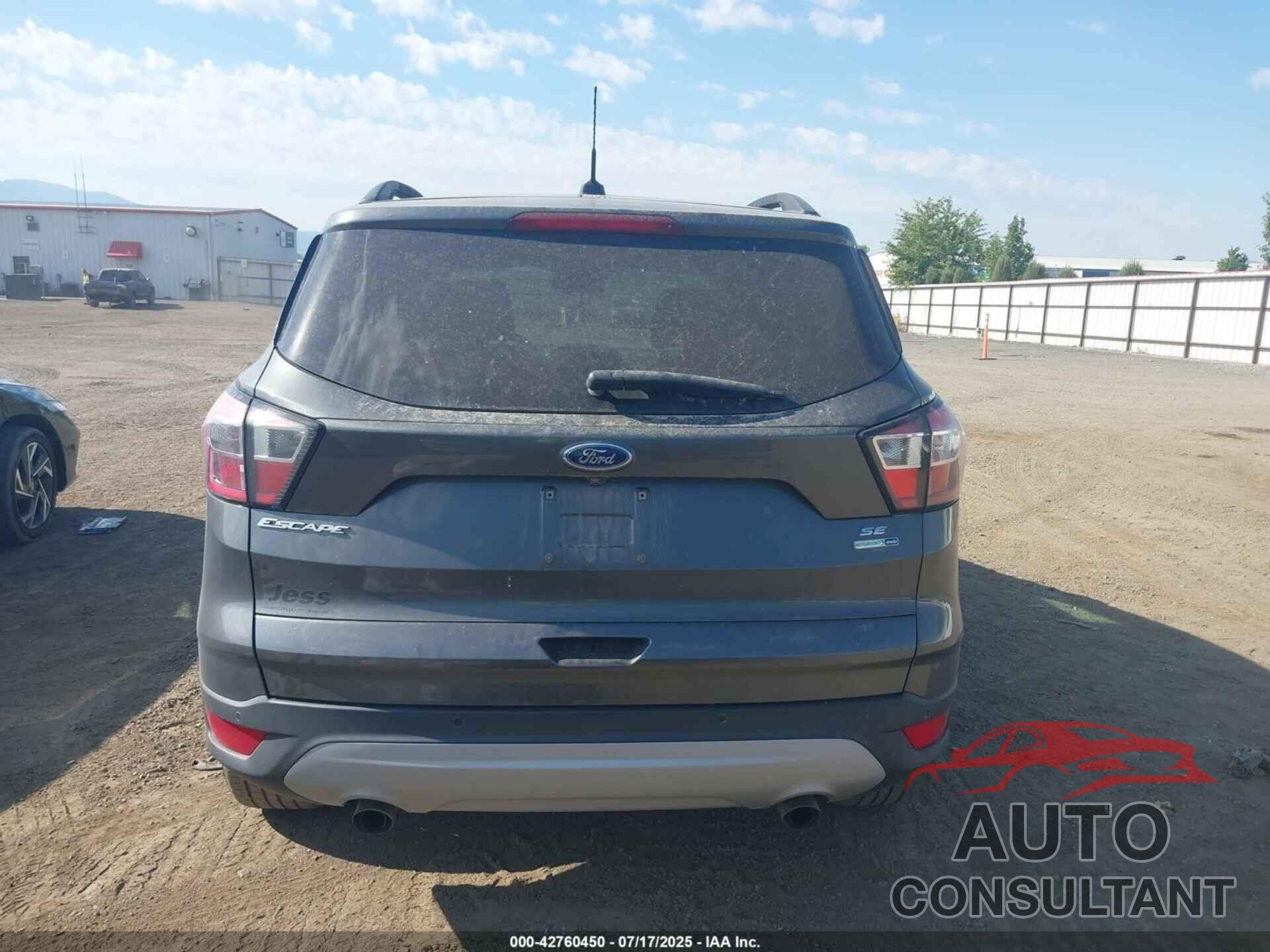 FORD ESCAPE 2017 - 1FMCU9GD6HUD21992