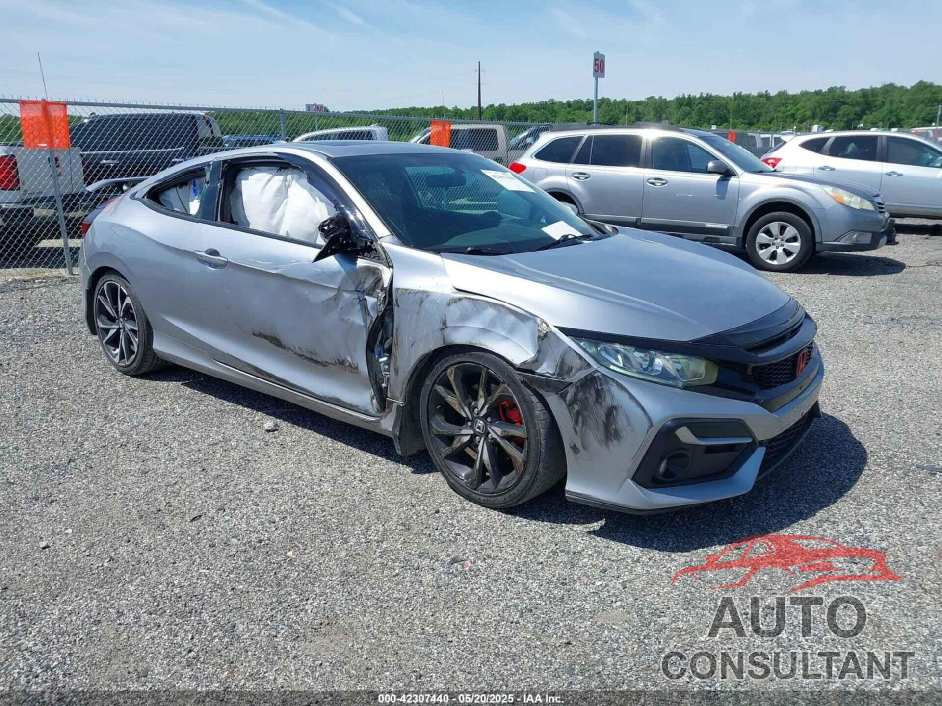 HONDA CIVIC SI 2019 - 2HGFC3A57KH753828