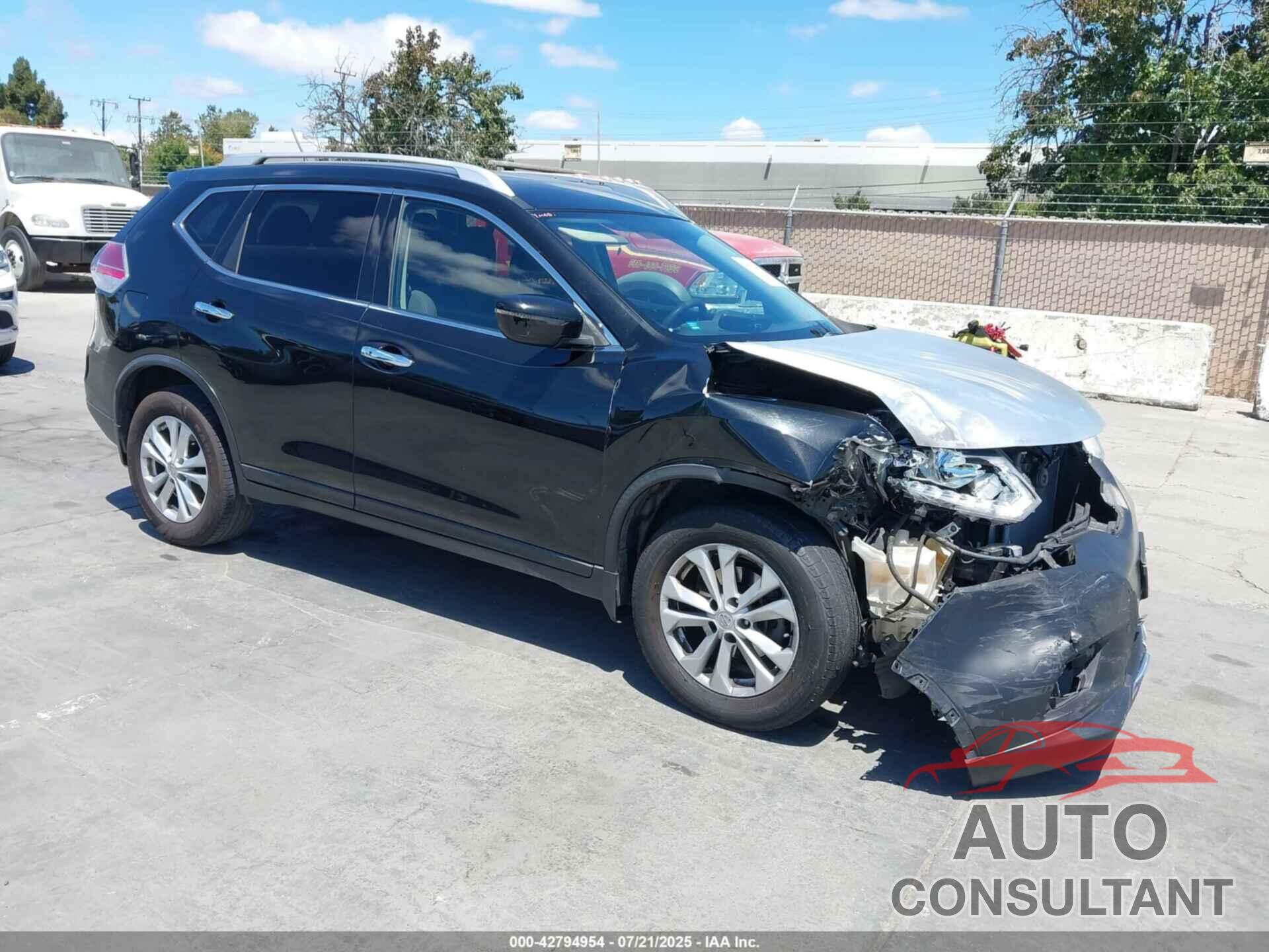 NISSAN ROGUE 2016 - KNMAT2MT8GP684728