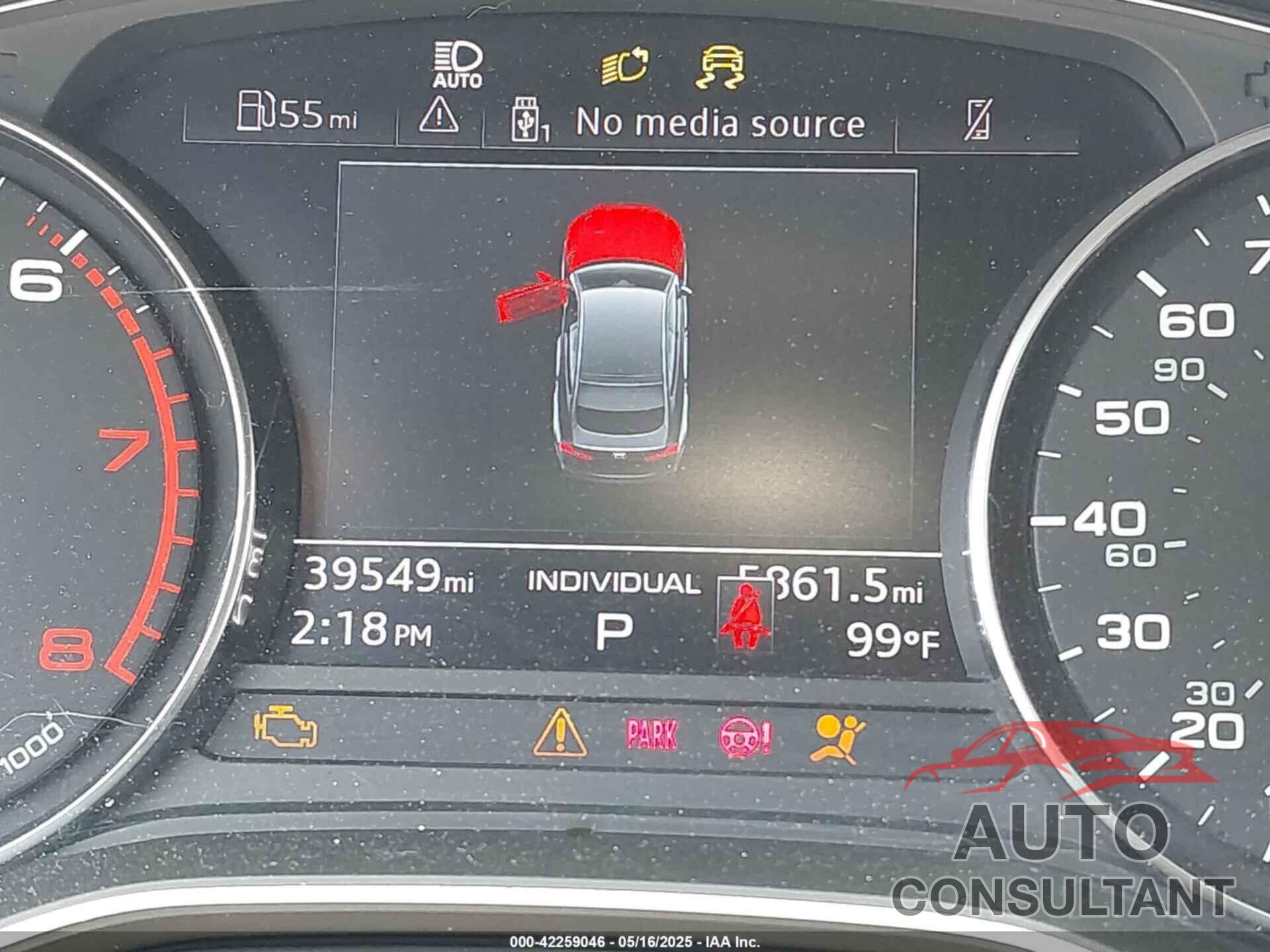 AUDI A5 SPORTBACK 2020 - WAUANCF50LA004832