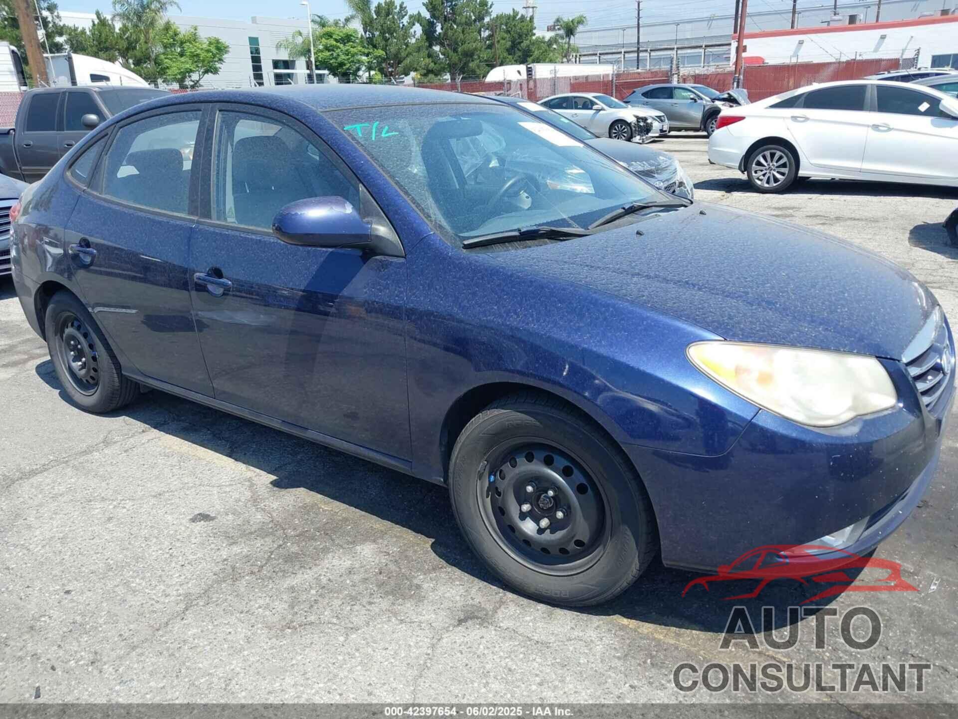 HYUNDAI ELANTRA 2010 - KMHDU4AD9AU864551