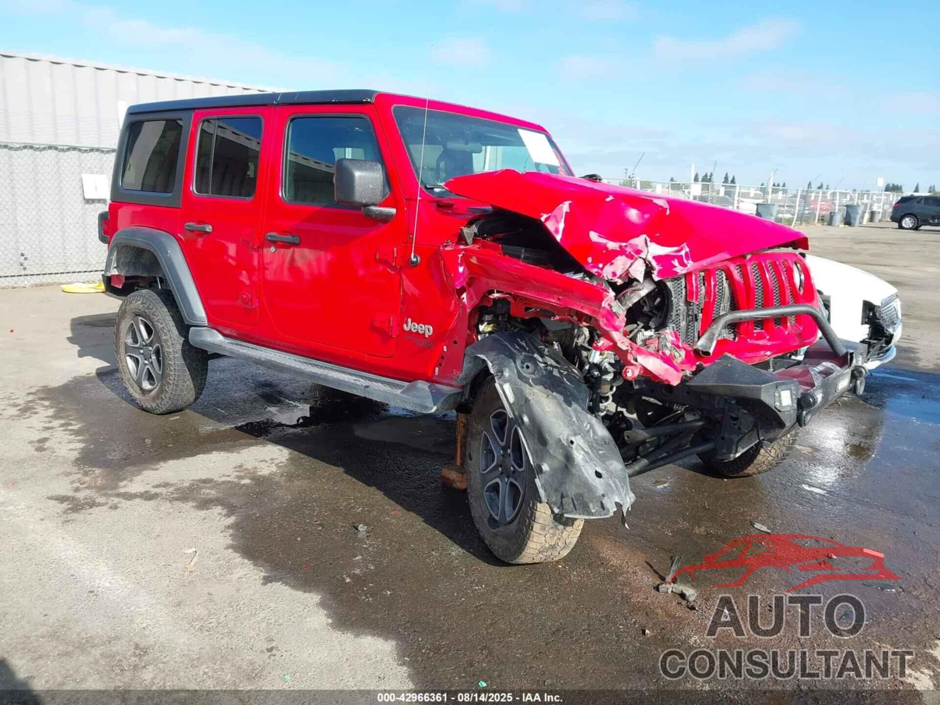 JEEP WRANGLER UNLIMITED 2019 - 1C4HJXDG2KW551353