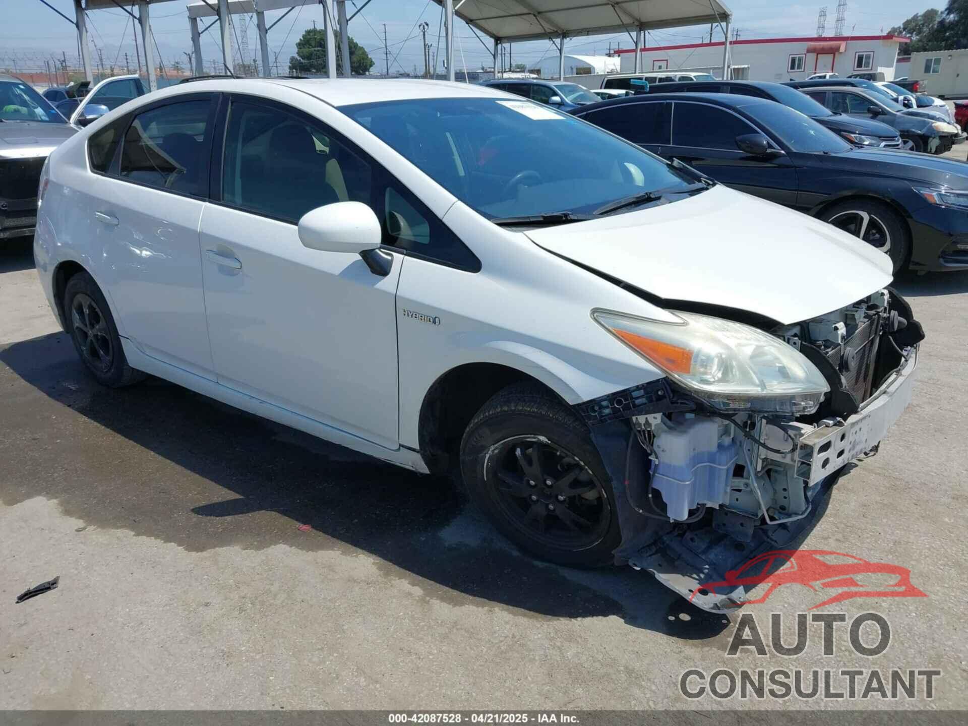 TOYOTA PRIUS 2012 - JTDKN3DU6C5474776
