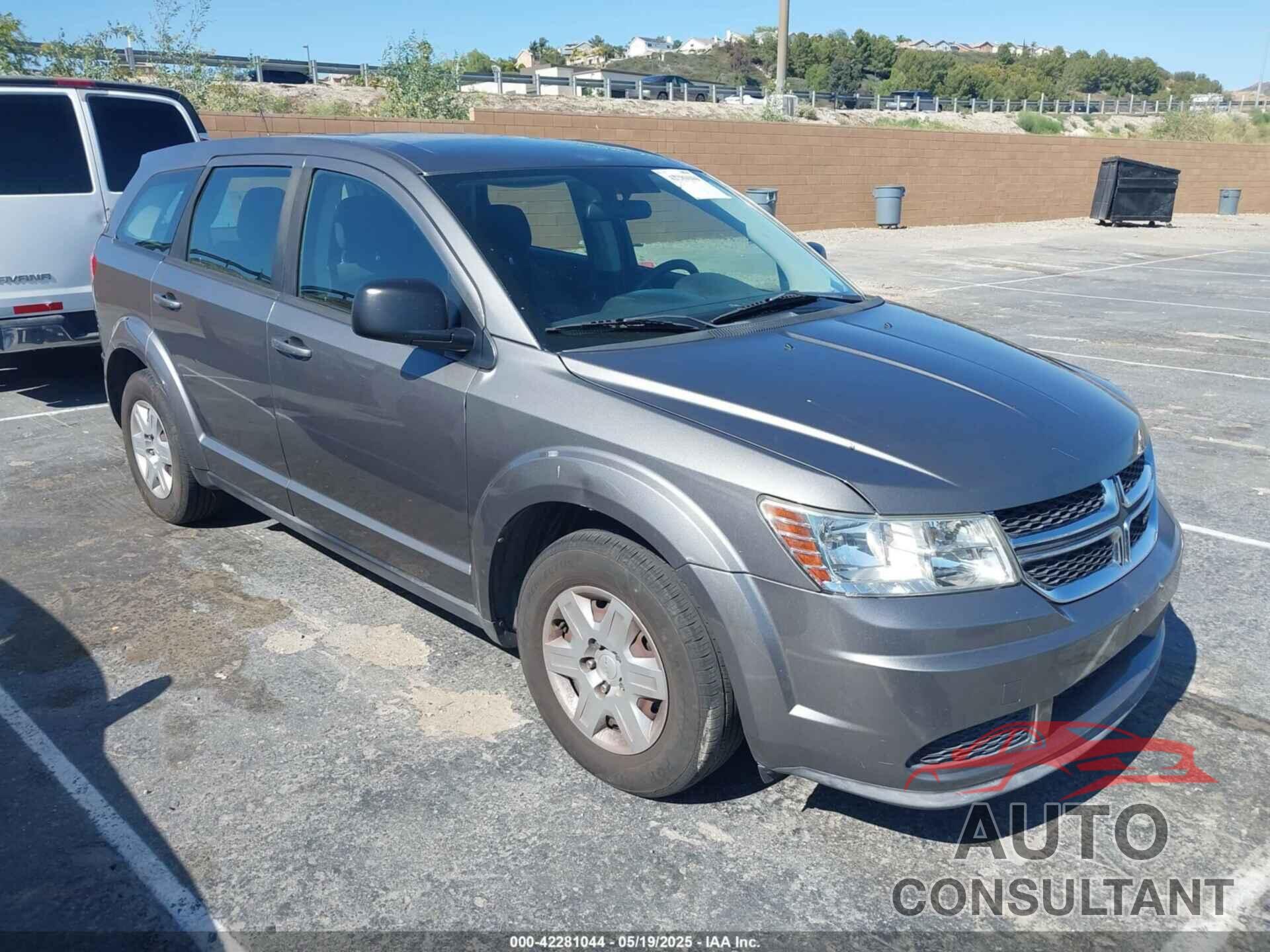 DODGE JOURNEY 2012 - 3C4PDCAB1CT372670