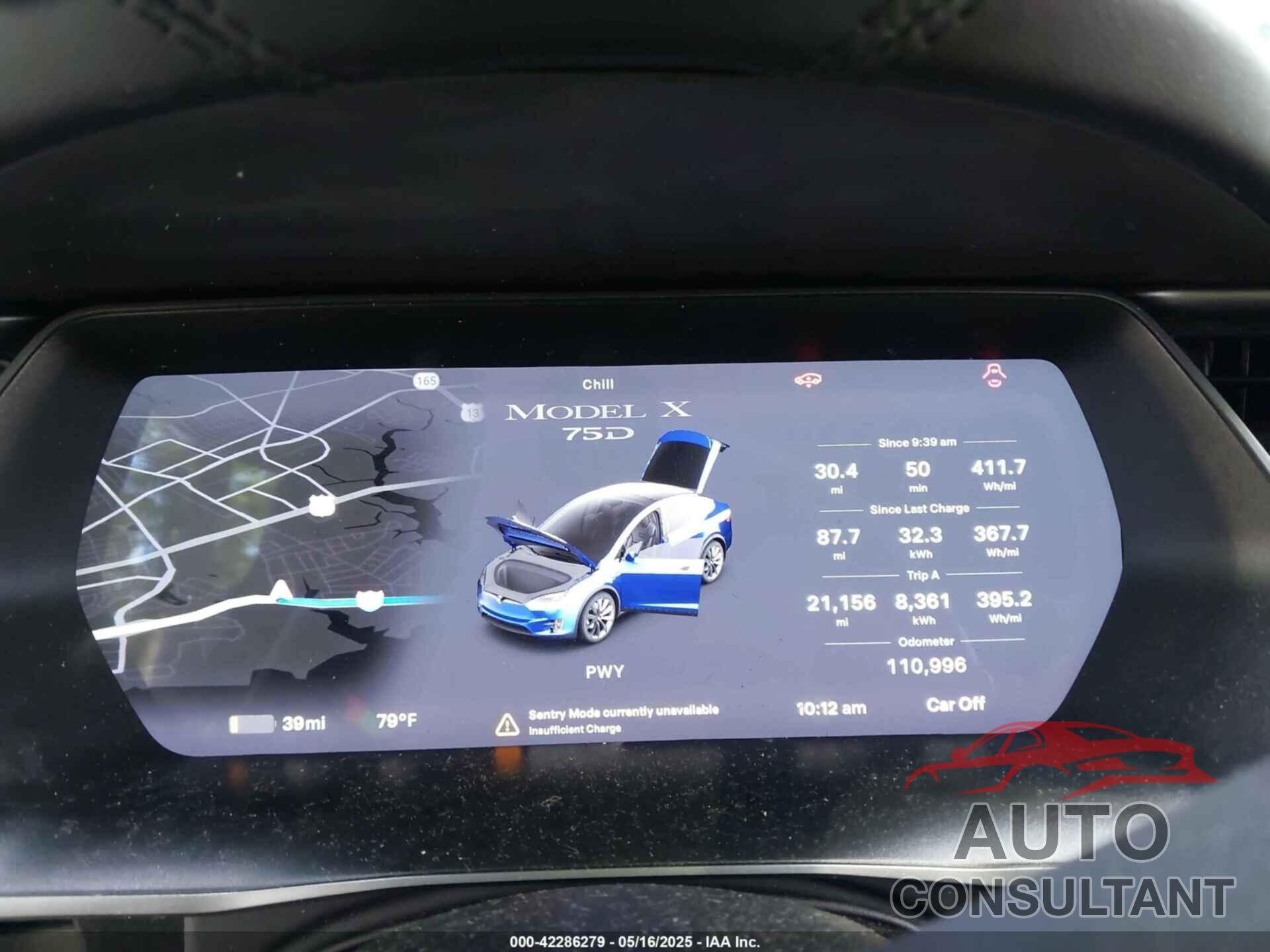 TESLA MODEL X 2018 - 5YJXCDE24JF121558