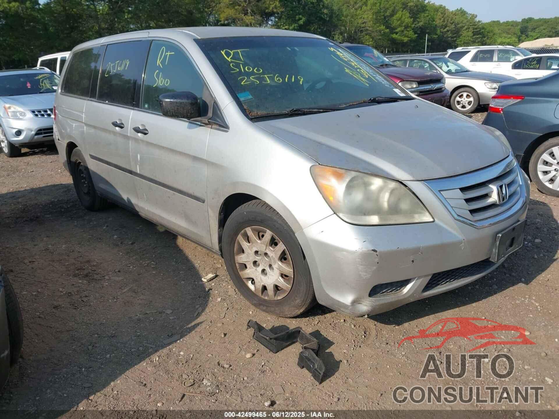 HONDA ODYSSEY 2009 - 5FNRL38269B052088