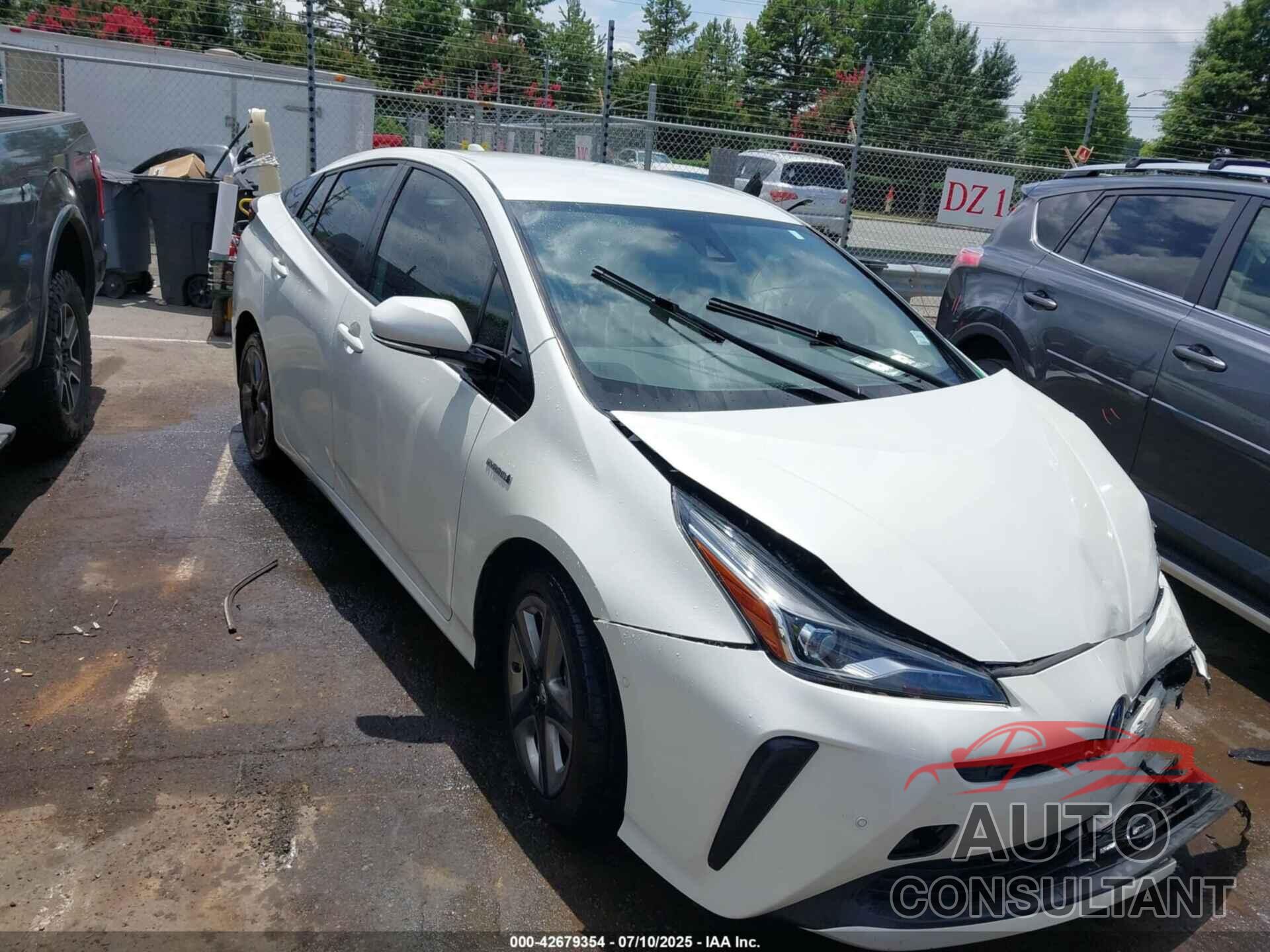 TOYOTA PRIUS 2020 - JTDKARFU5L3107990