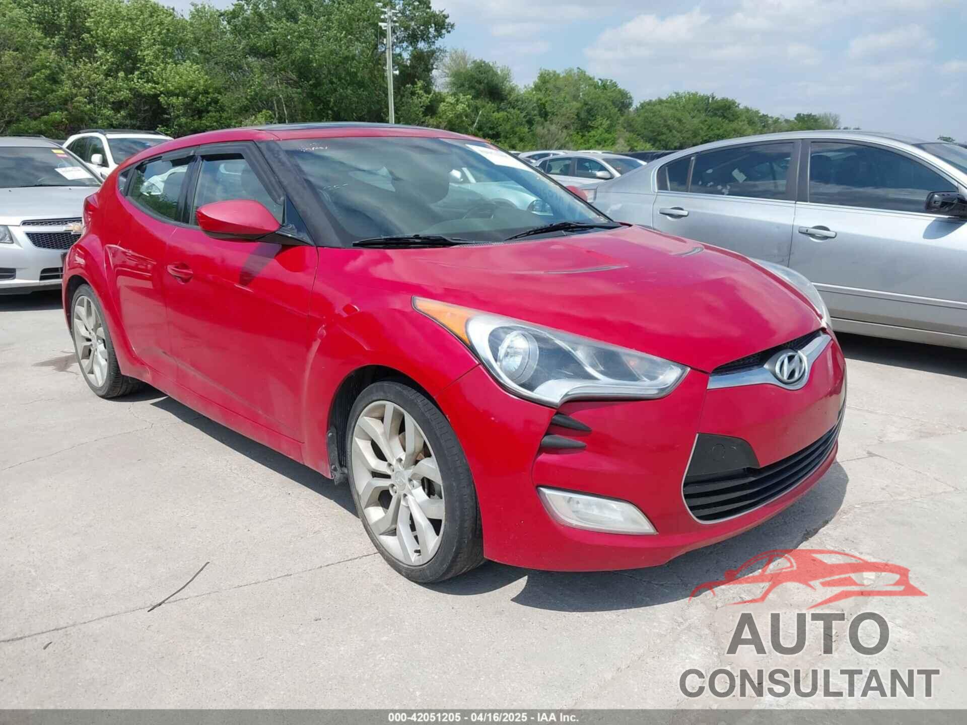 HYUNDAI VELOSTER 2013 - KMHTC6AD5DU156831