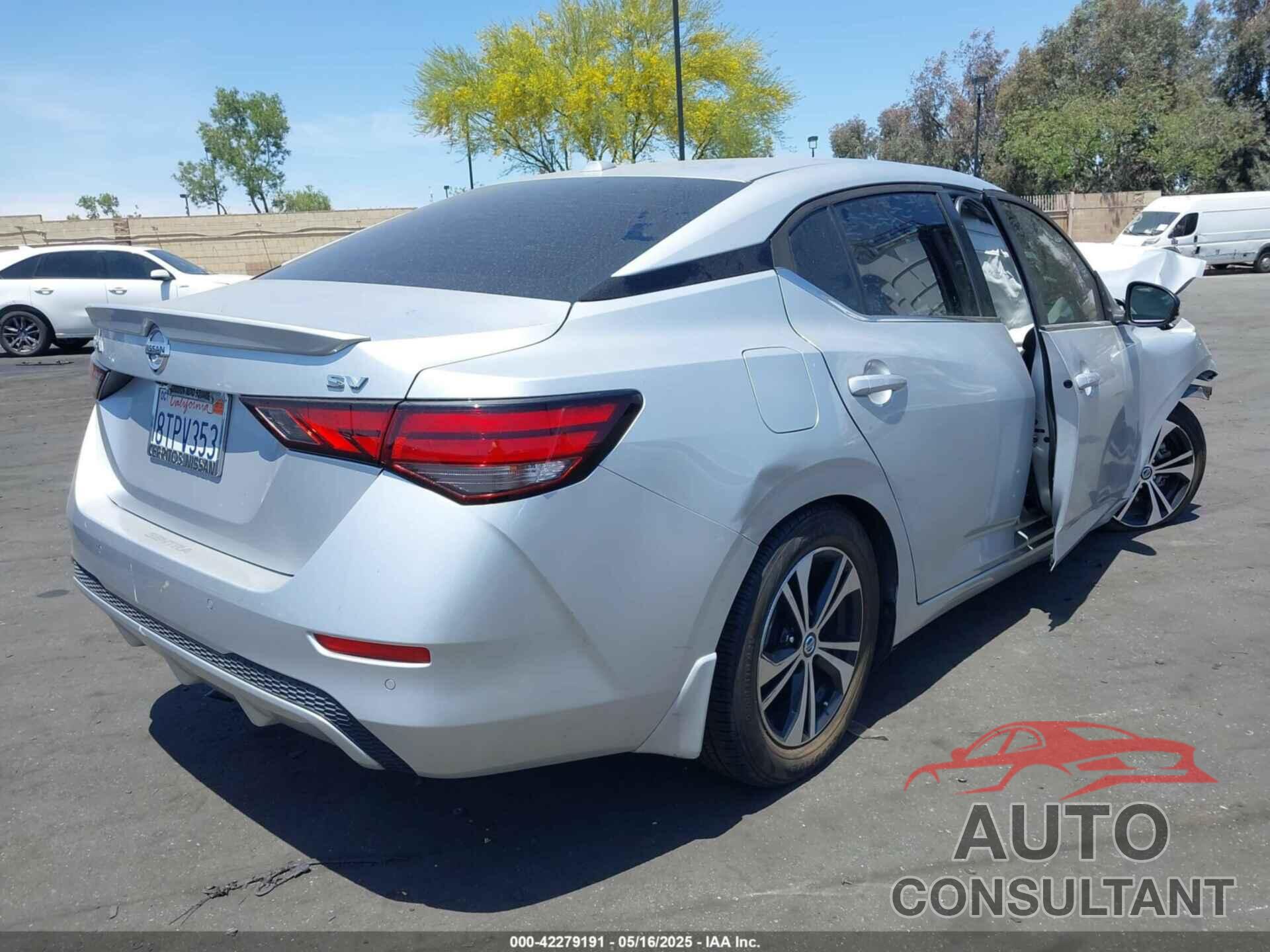 NISSAN SENTRA 2020 - 3N1AB8CV9LY286528